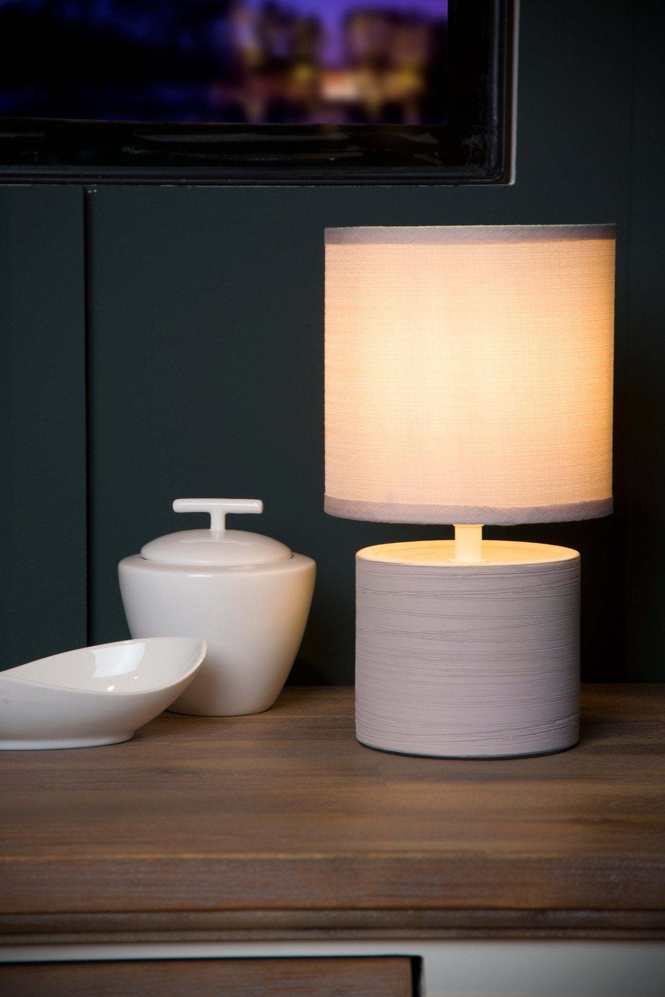 Greasby, bordslampa, Beige - 14 cm - Bordslampor - Greasby, bordslampa, Beige - 14 cm - 