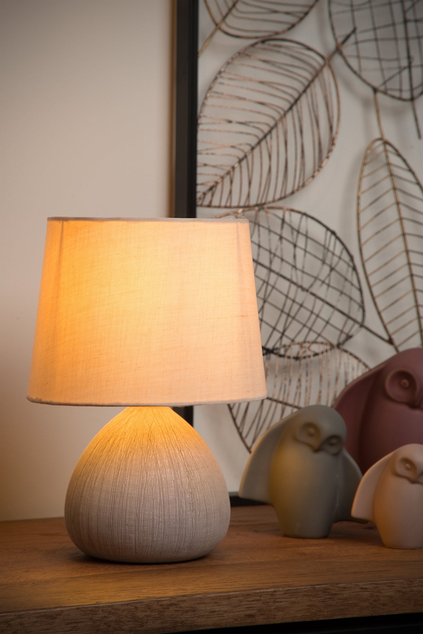 Ramzi, bordslampa, cream - 18 cm - Bordslampor - Ramzi, bordslampa, cream - 18 cm - 