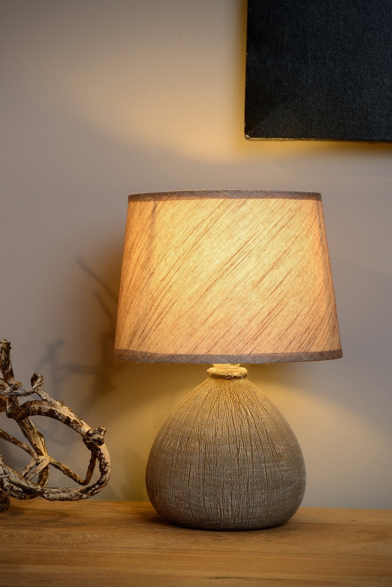 Ramzi, bordslampa, brun - 18 cm - Bordslampor - Ramzi, bordslampa, brun - 18 cm - 