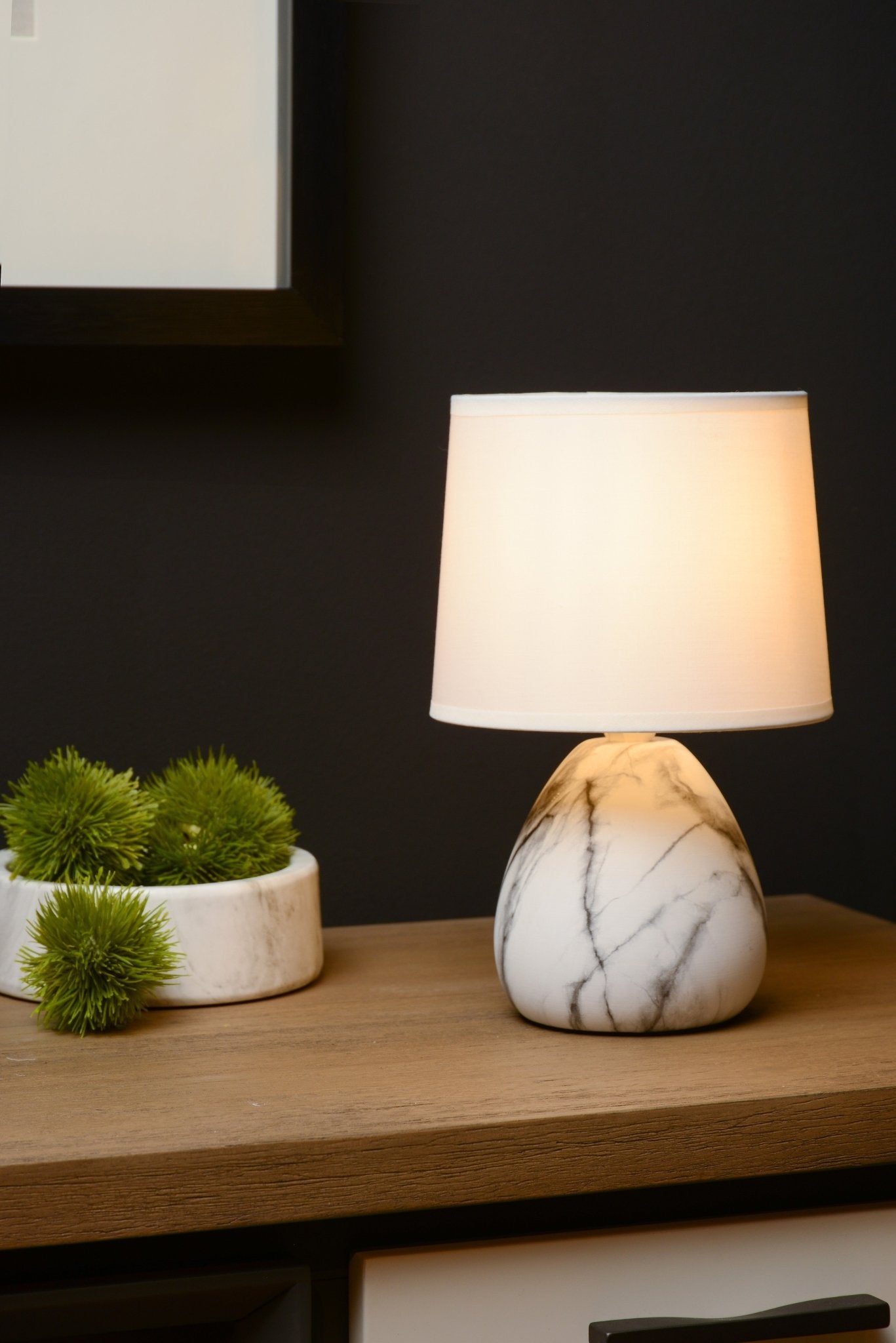 Marmo, bordslampa, vit - 16 cm - Bordslampor - Marmo, bordslampa, vit - 16 cm - 