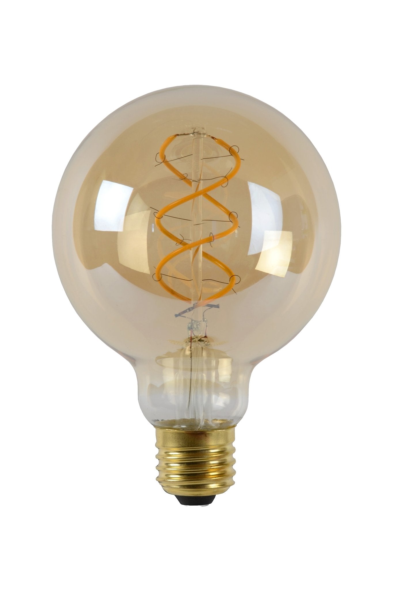 G95, glödtrådslampa, bärnsten - 9,5 cm - Ljuskällor - G95, glödtrådslampa, bärnsten - 9,5 cm - 