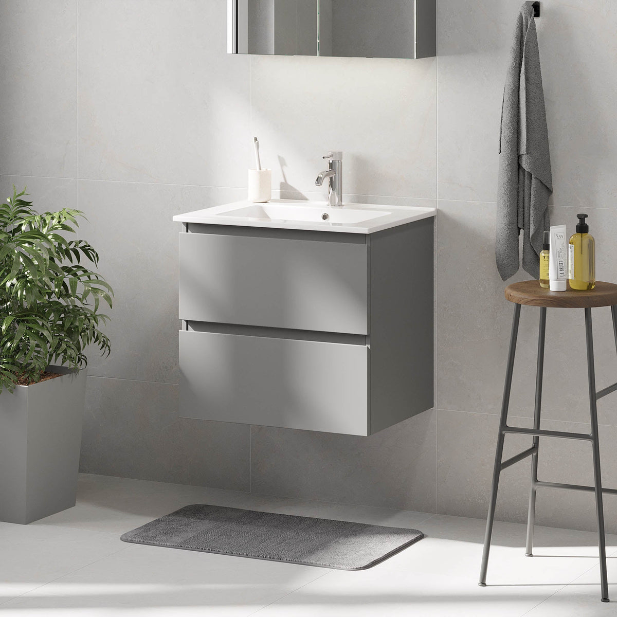 Saltnes, Furniture Set - Code, Grey Mat - 80 cm - MASTERSTORE - 8595677171006 - Furniture Set - Code - 73 - 080 - 50 - 03 - 40 - 8595677171006