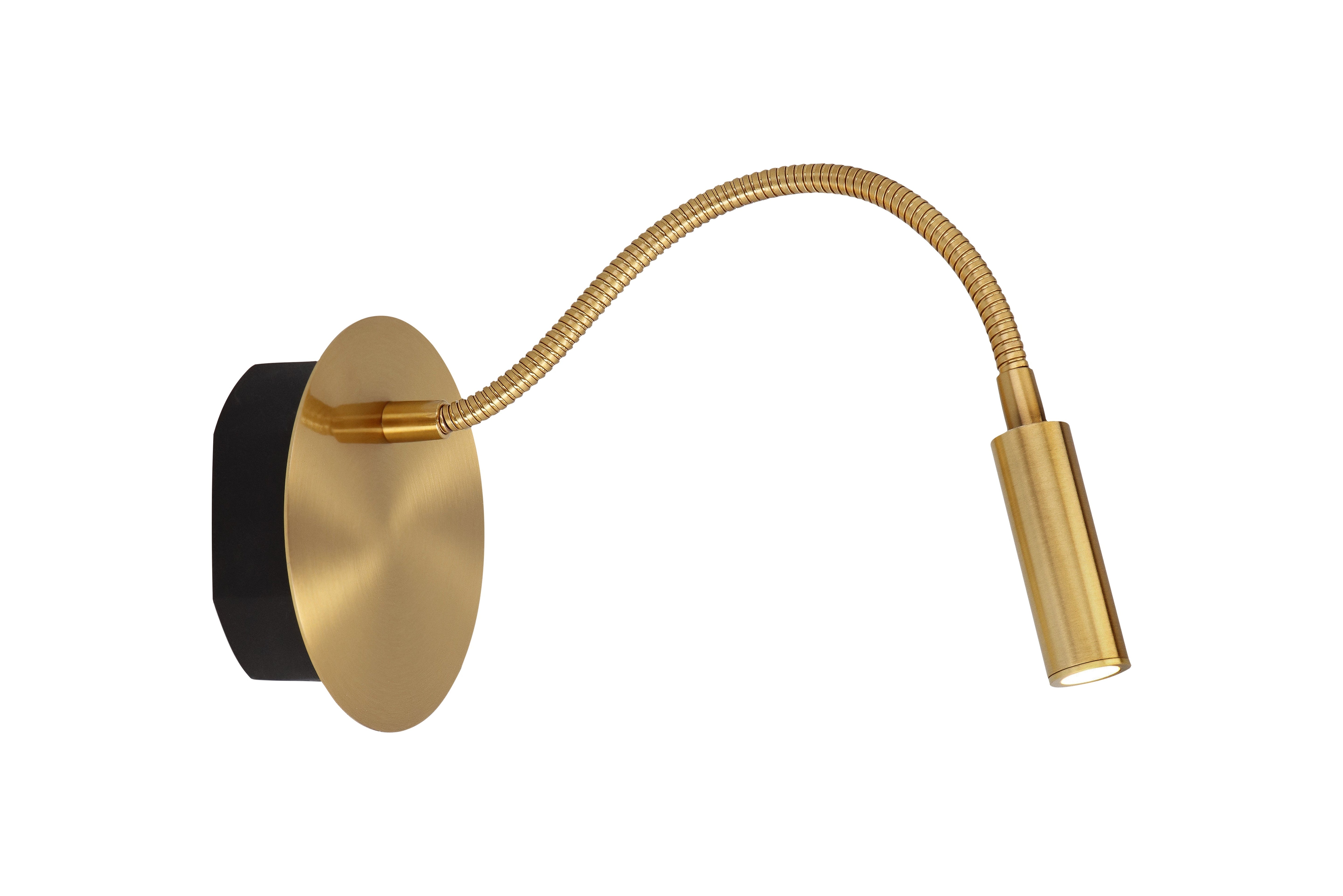 Jolijn, Väggbelysning, Matt Guld / Mässing - 11 cm