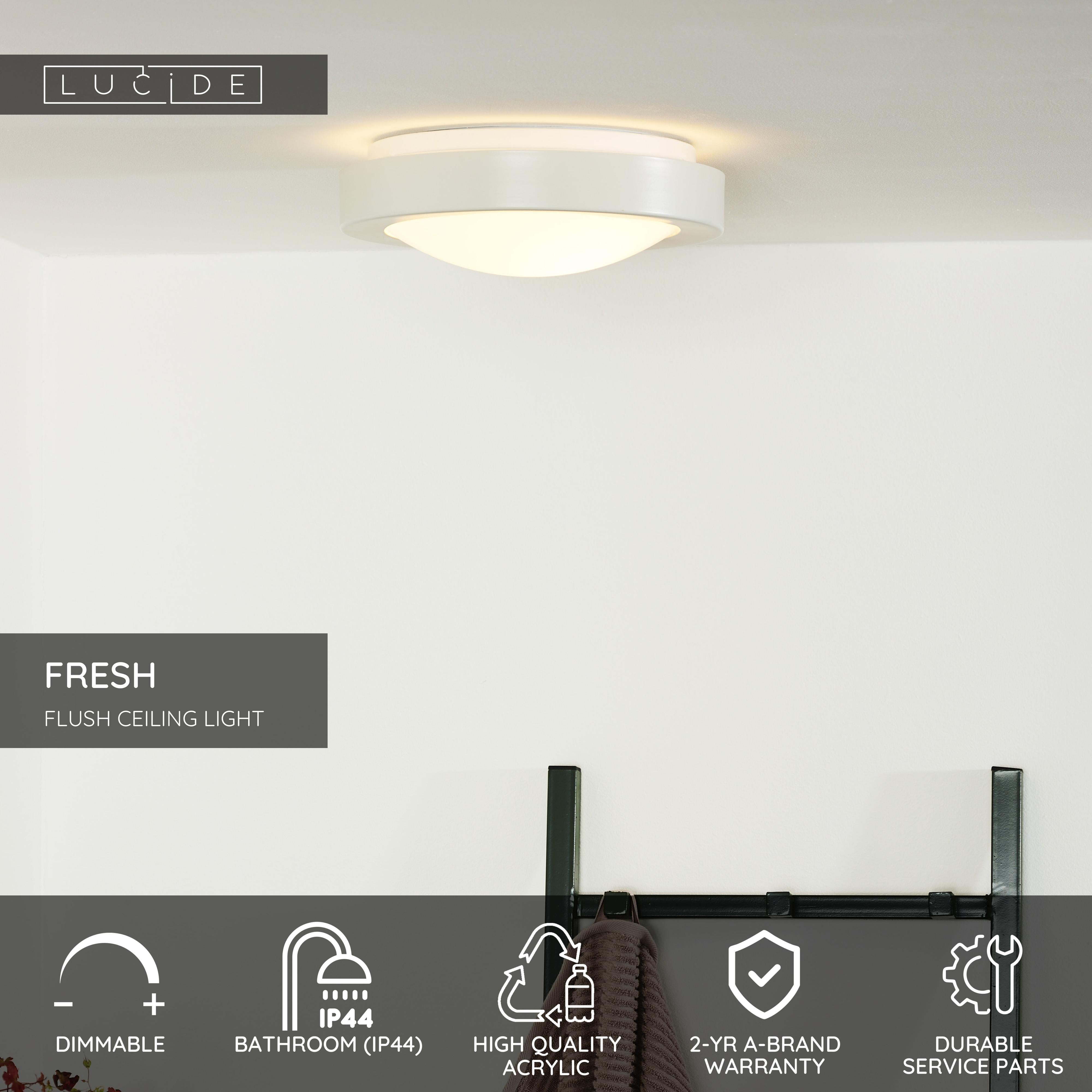 Fresh, Taklampa, Vit - 27 cm