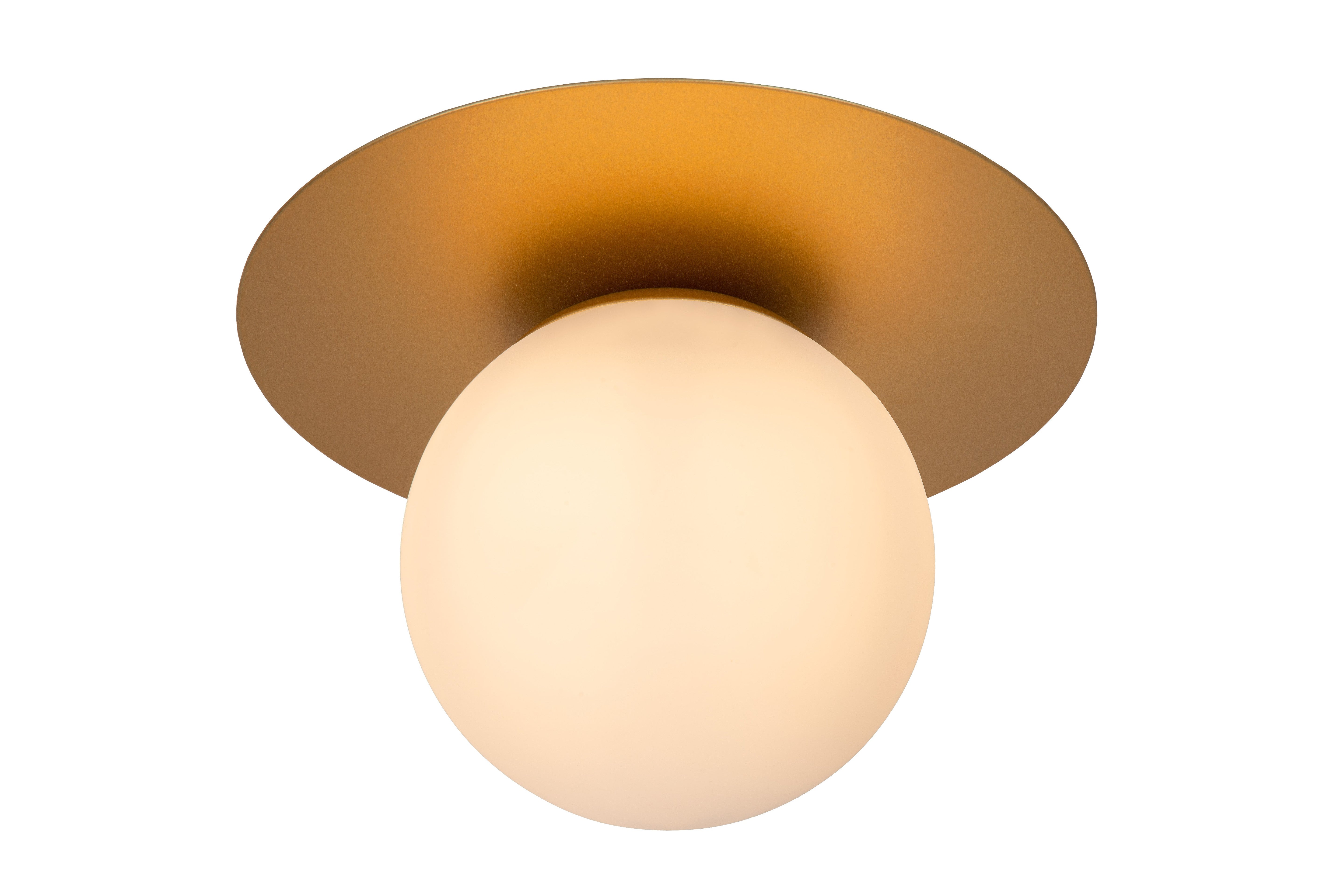 Tricia, Taklampa, Matt Guld / Mässing - 25 cm