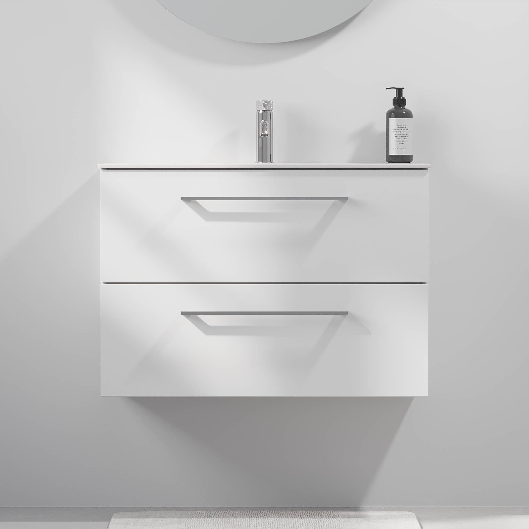 Harstad Badrumsmöbel Slimline, Vit Matt