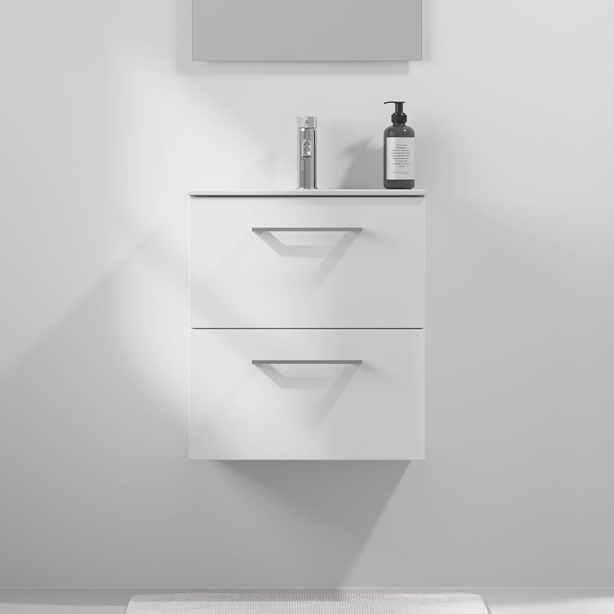 Harstad Badrumsmöbel Slimline, Vit Matt