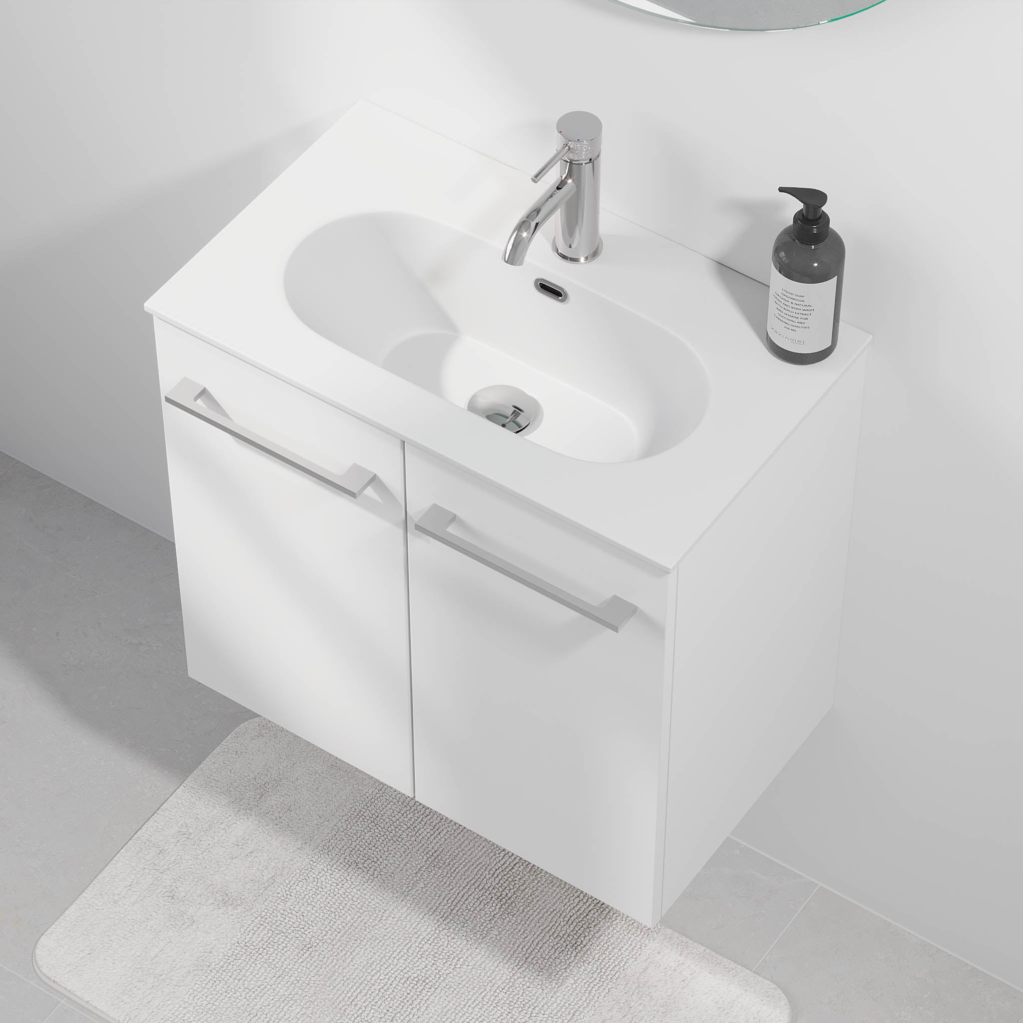 Harstad Badrumsmöbel Slimline, Vit Matt