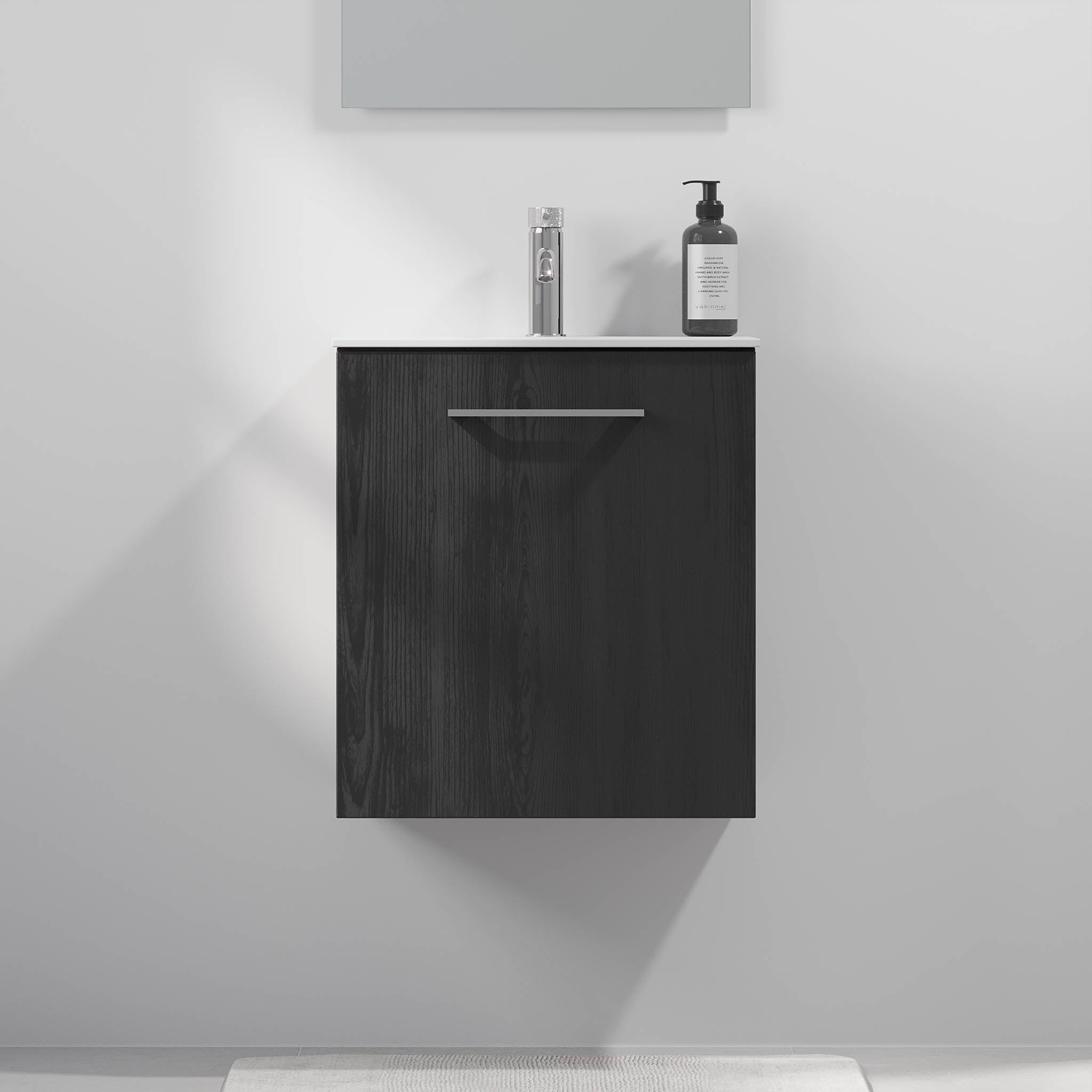 Harstad Badrumsmöbel Slimline, Svart Trä