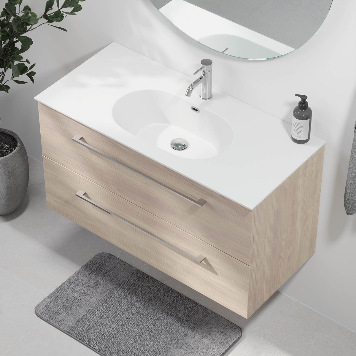 Harstad, Furniture Set - Code, Grey Wood - 100 cm - MASTERSTORE - 8595677191967 - Furniture Set - Code - 75 - 100 - 58 - 33 - 40 - 8595677191967