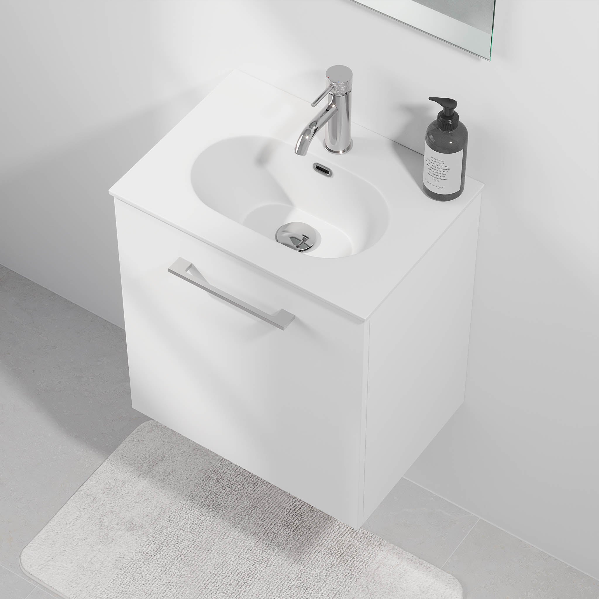 Harstad Badrumsmöbel Slimline, Vit Matt