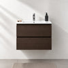 Bathroom furniture with classic integrated fronts - 60x46x50 cm - walnut - ceramic basin - Kenwood - MASTERSTORE - 8595677181050 - Vanity Units - 80-060-04-84-01 - 8595677181050
