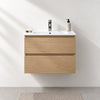 Bathroom furniture with classic integrated fronts - 60x46x50 cm - oak - ceramic basin - Kenwood - MASTERSTORE - 8595677181043 - Vanity Units - 80-060-04-86-01 - 8595677181043