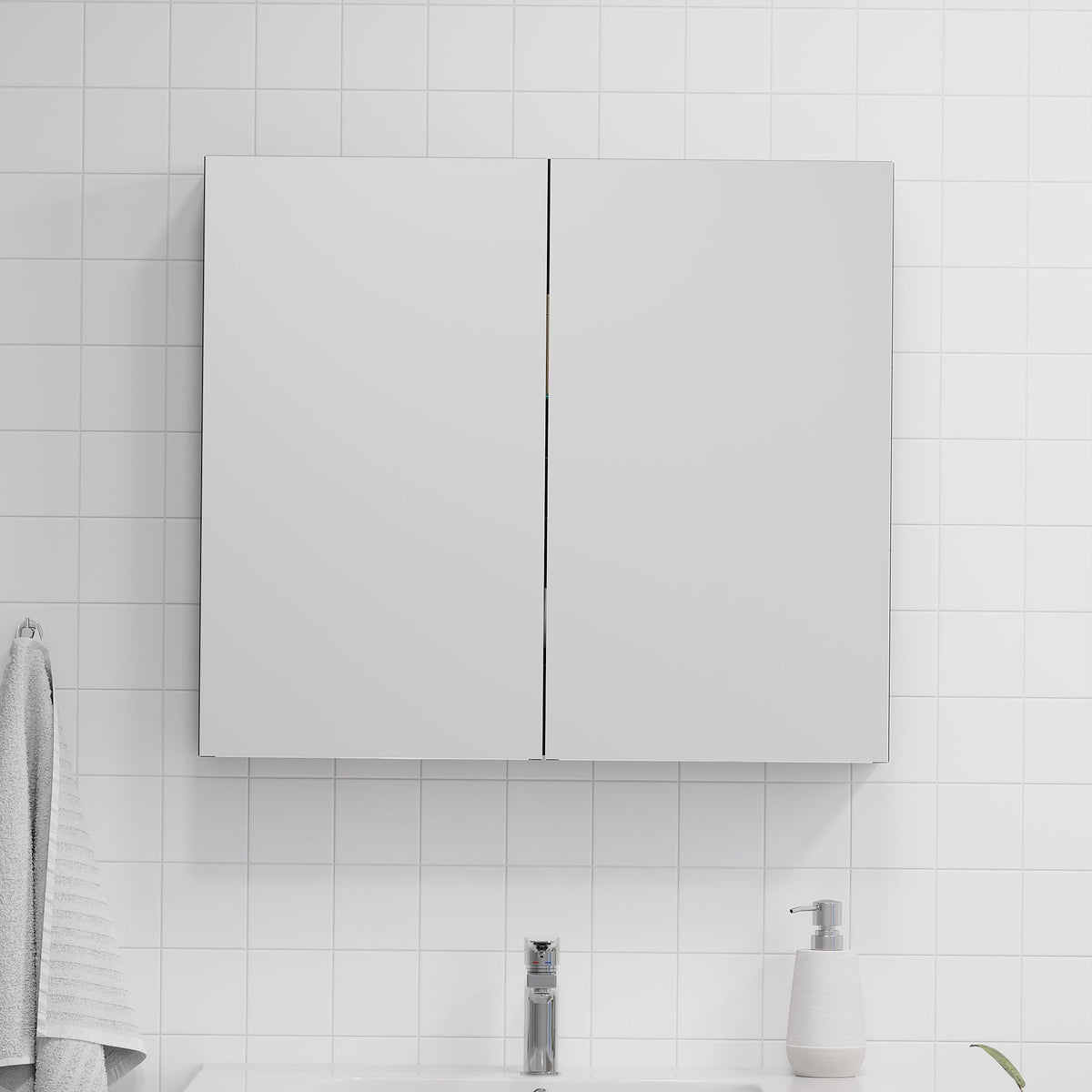 Mirror Cabinet - 80x14x70 cm - Matt Black - Idse - MASTERSTORE - 8595677176810 - Mirror Cabinets - 82-080-40-02-00 - 8595677176810