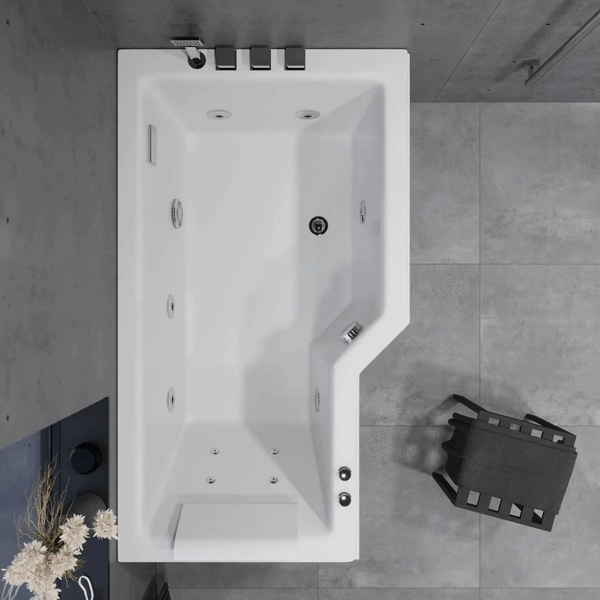 Svensmarke Bubbelbadkar Hydro+Air