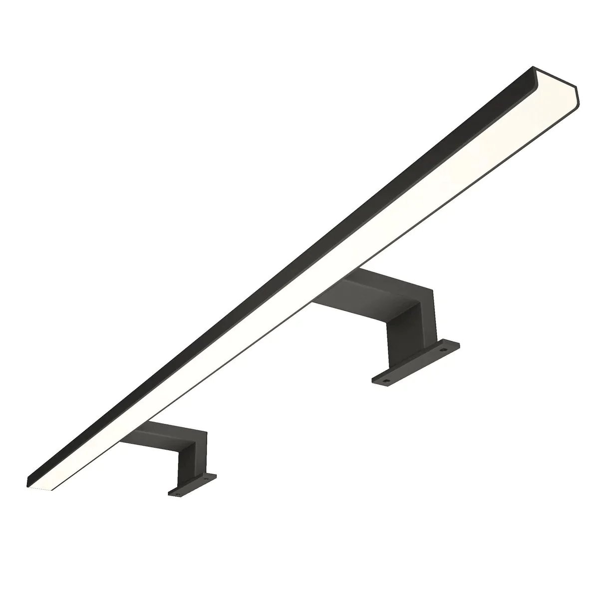 Lynäs LED lampa för spegel och spegelskåp, Svart