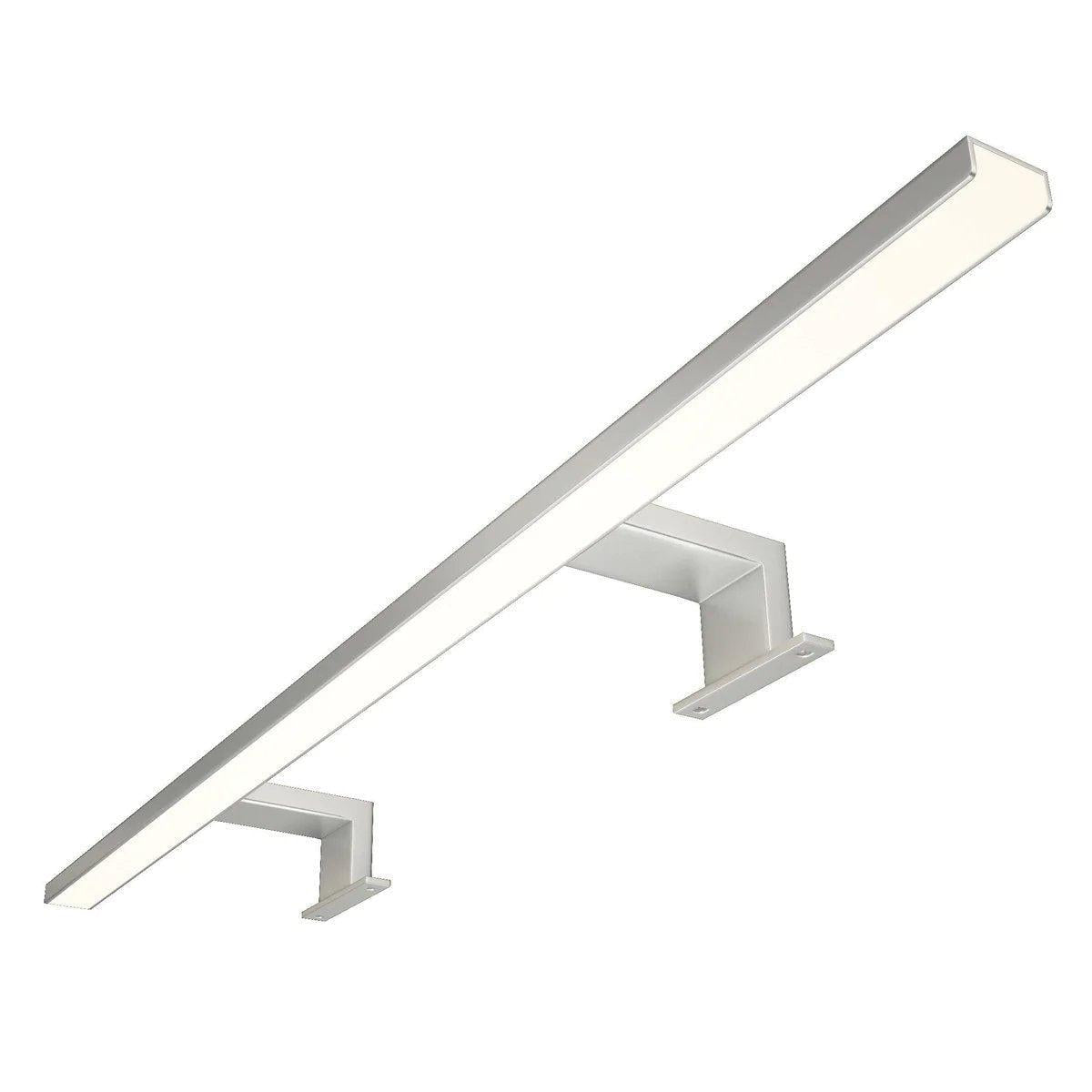 Lynäs LED lampa för spegel och spegelskåp, Borstad Aluminium