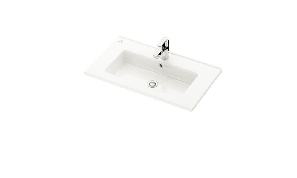 Tvättställ till badrumsmöbel - 60x36x1,5 cm - sanitetsporslin - vit - Lillehammer - Tvättställ - Lillehammer, Wash Basin, White Glossy - 60 cm - MASTERSTORE - 8594175646252 - Wash Basin - 06 - 060 - 06 - 11 - 00 - 8594175646252 - 