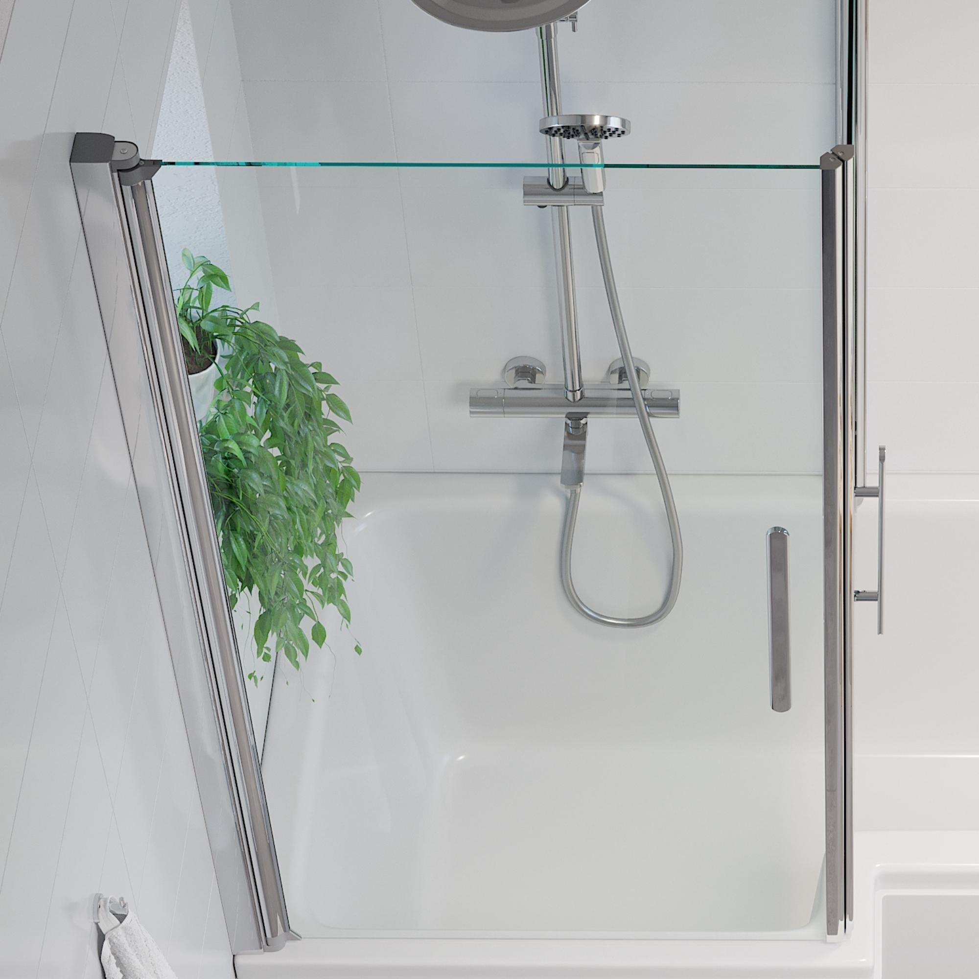 Dragør, Takduschset med badkarsutlopp, Krom - 160 cc - Duschsystem - Dragør, Shower Tube Set, Chrome - 16 cm - MASTERSTORE - 8595677101638 - Shower Tube Set - 31 - 160 - 11 - 60 - 00 - 8595677101638 - 