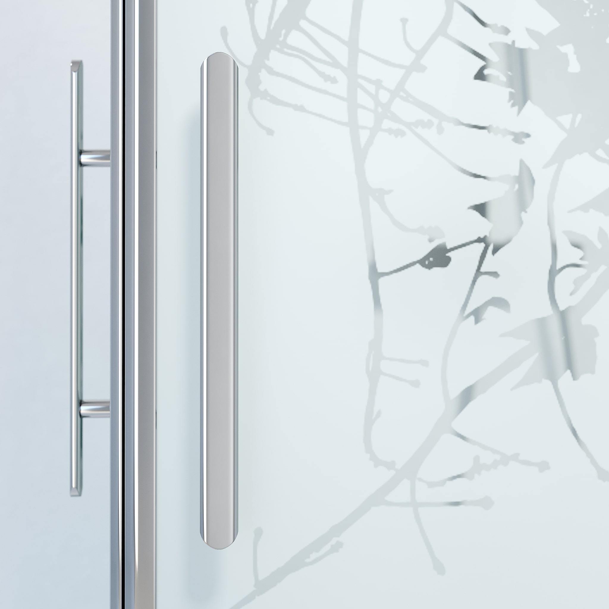 Duschhörna fyrkantig 80x80x198 cm - 6 mm frostad dekor nanoglas - kromprofil - Vänern - Duschhörn - Square - Decor, Shower Enclosure Set - Code, Decor/Chrome - 80 cm - MASTERSTORE - 8595677120769 - Shower Enclosure Set - Code - 36 - 808 - 60 - 54 - 00 - 8595677120769 - 
