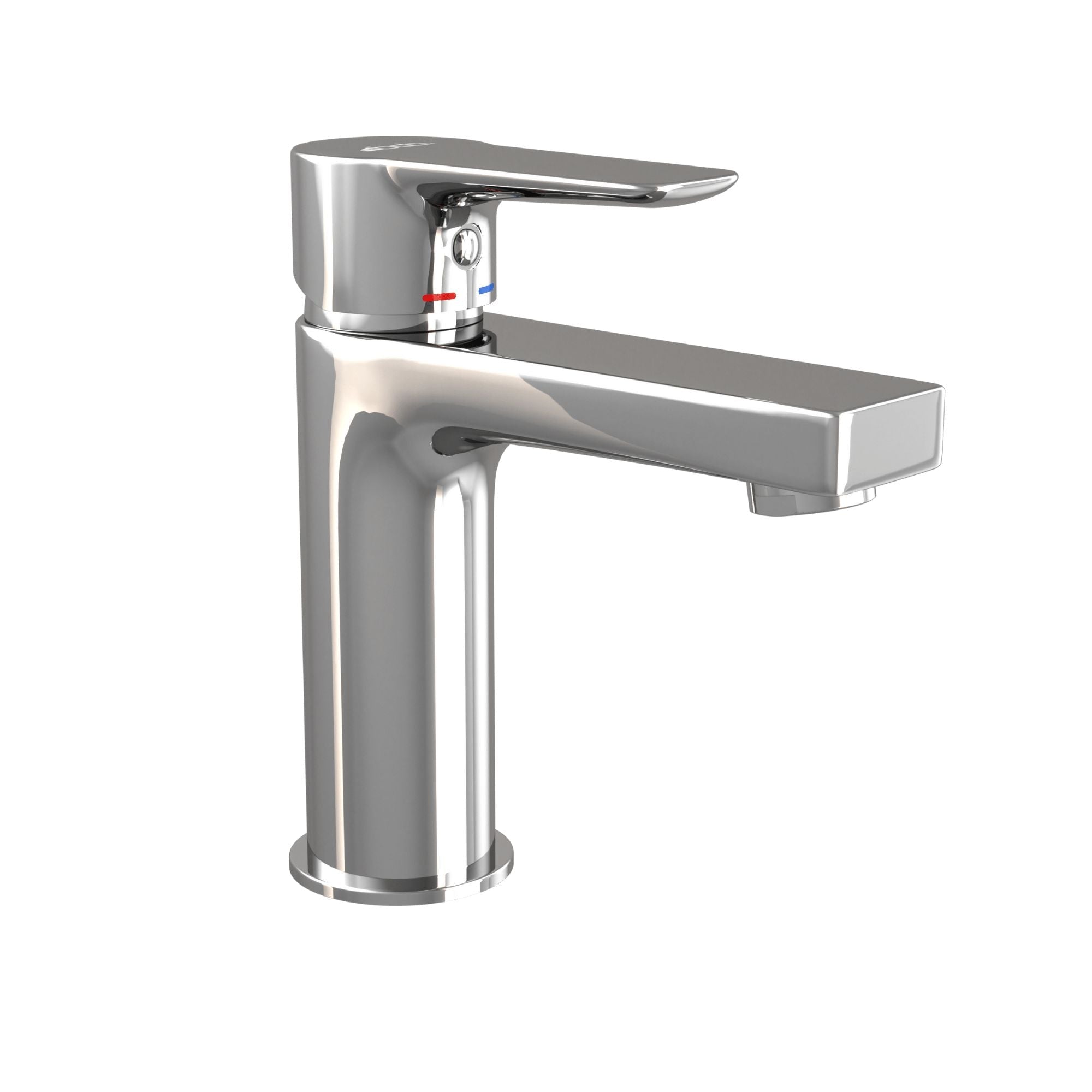 Fyrkantig tvättställsblandare 15,9 cm - krom - Næsby - Tvättställsblandare - Square washbasin faucet 15.9 cm - chrome - Næsby - MASTERSTORE - 8595677128642 - Washbasin Mixers - 28 - 005 - 04 - 60 - 04 - 8595677128642 - 