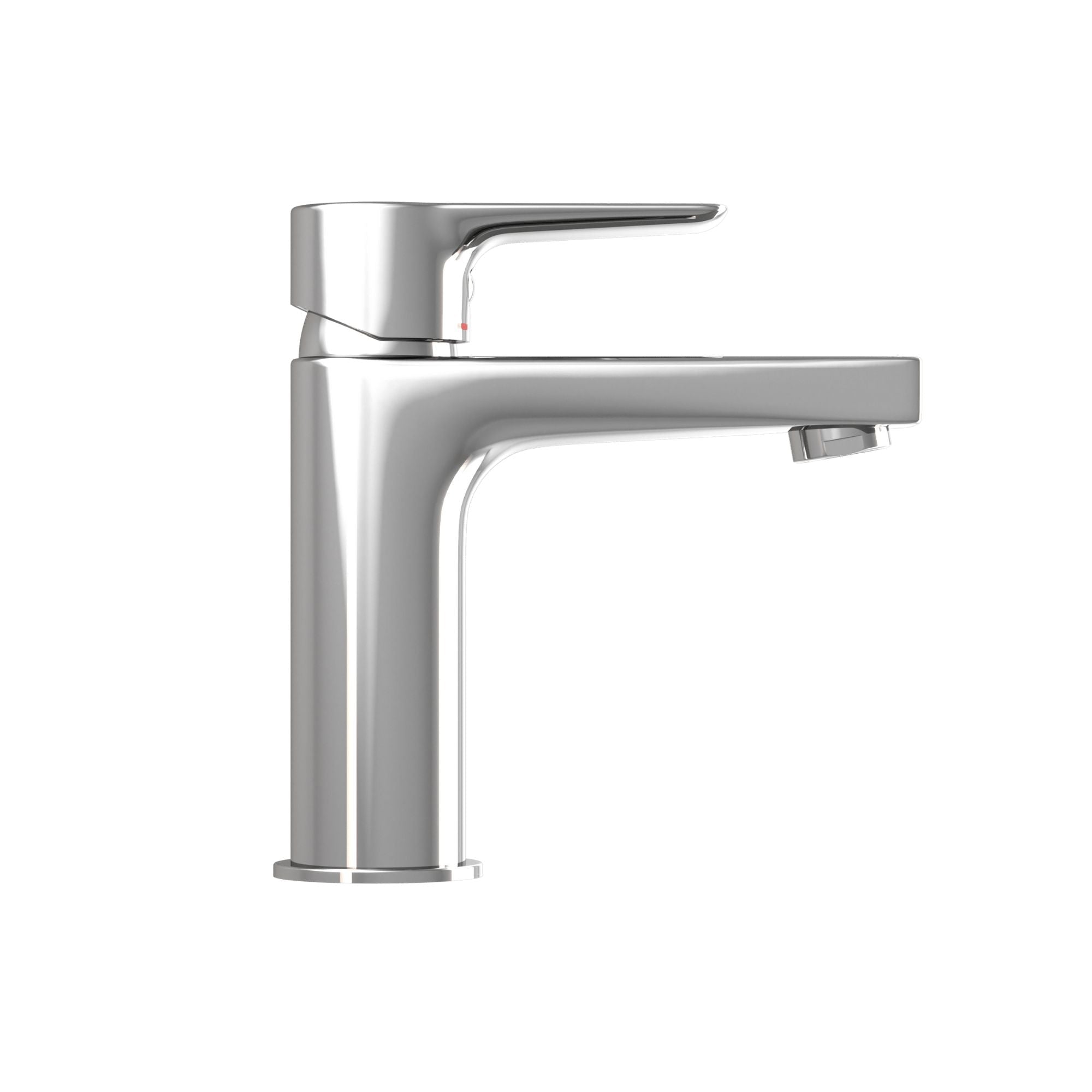 Fyrkantig tvättställsblandare 15,9 cm - krom - Næsby - Tvättställsblandare - Square washbasin faucet 15.9 cm - chrome - Næsby - MASTERSTORE - 8595677128642 - Washbasin Mixers - 28 - 005 - 04 - 60 - 04 - 8595677128642 - 