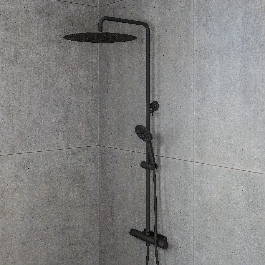 Dragør Takduschset m/Termostat blandare och 40 cm takdusch, 160 C/C