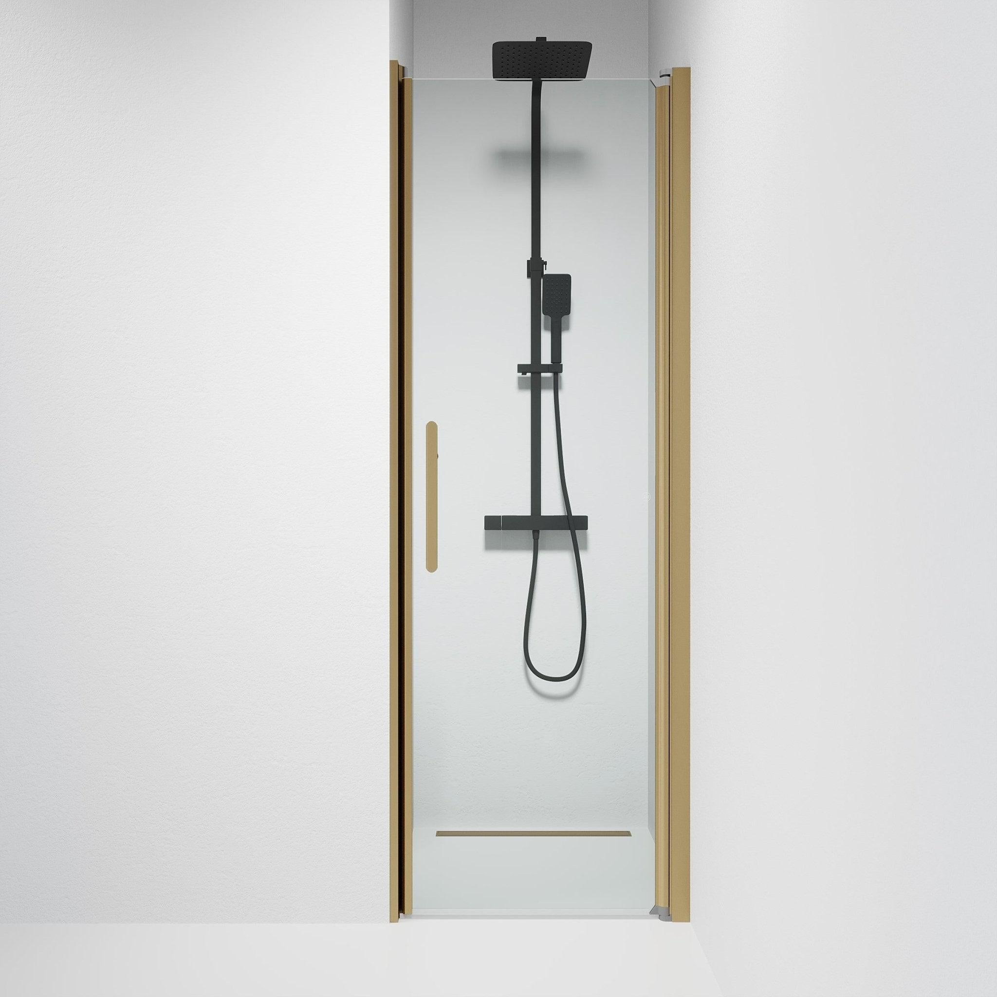 Nischdusch 70x198 cm - 6 mm klart nanoglas - bronsprofil - Vänern - Duschdörrar - Square - Clear, Shower Enclosure Set - Code, Clear/Bronze - 70 cm - MASTERSTORE - 8595677155464 - Shower Enclosure Set - Code - 38 - 070 - 70 - 50 - 00 - 8595677155464 - 