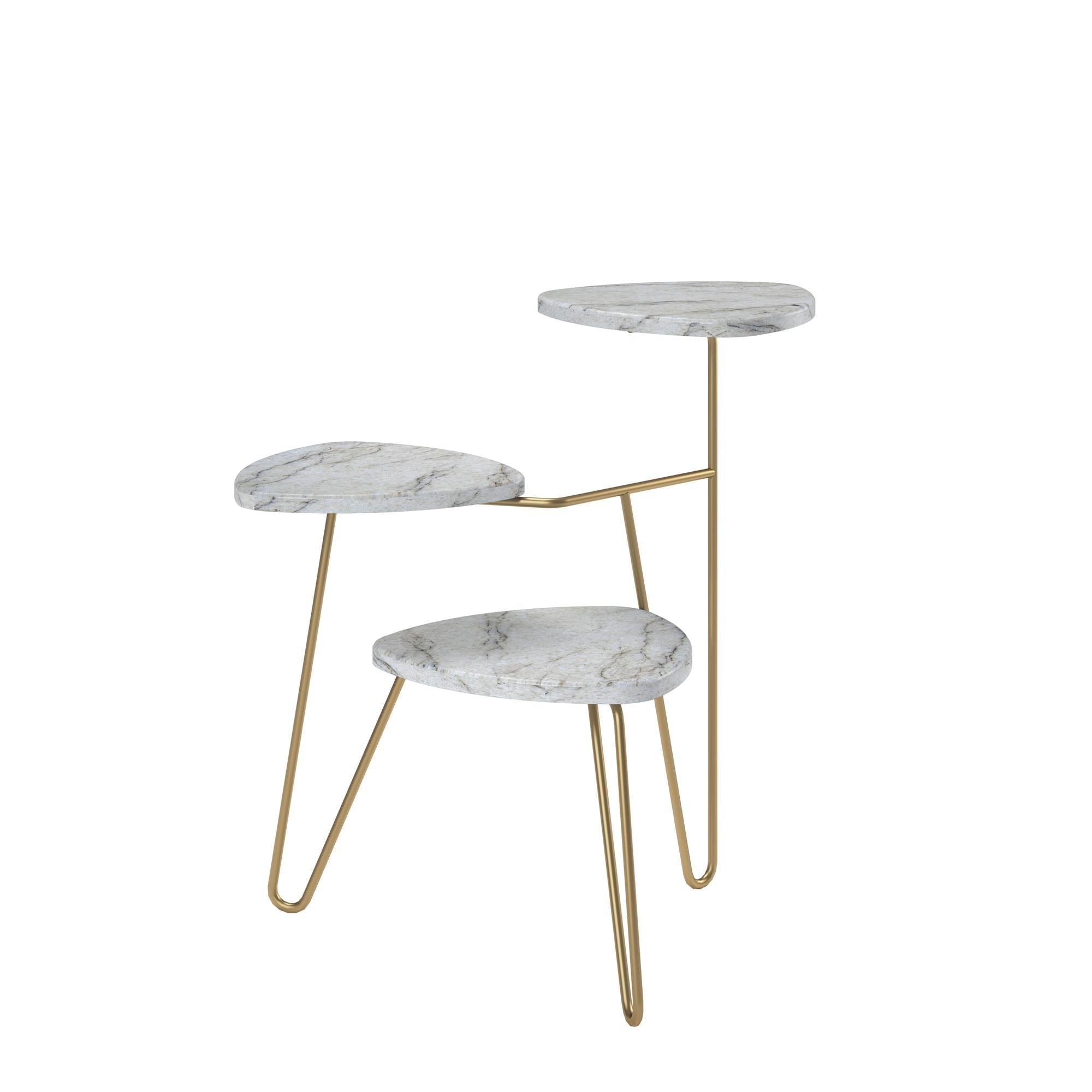 Athena växtställ, vitt