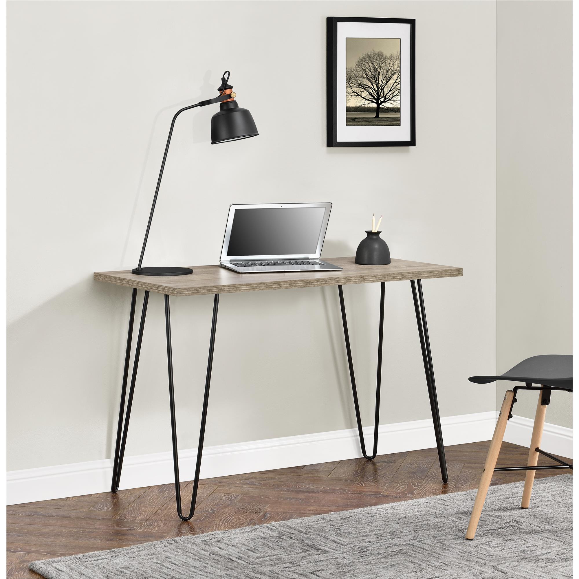 Owen skrivbord, rustik ek