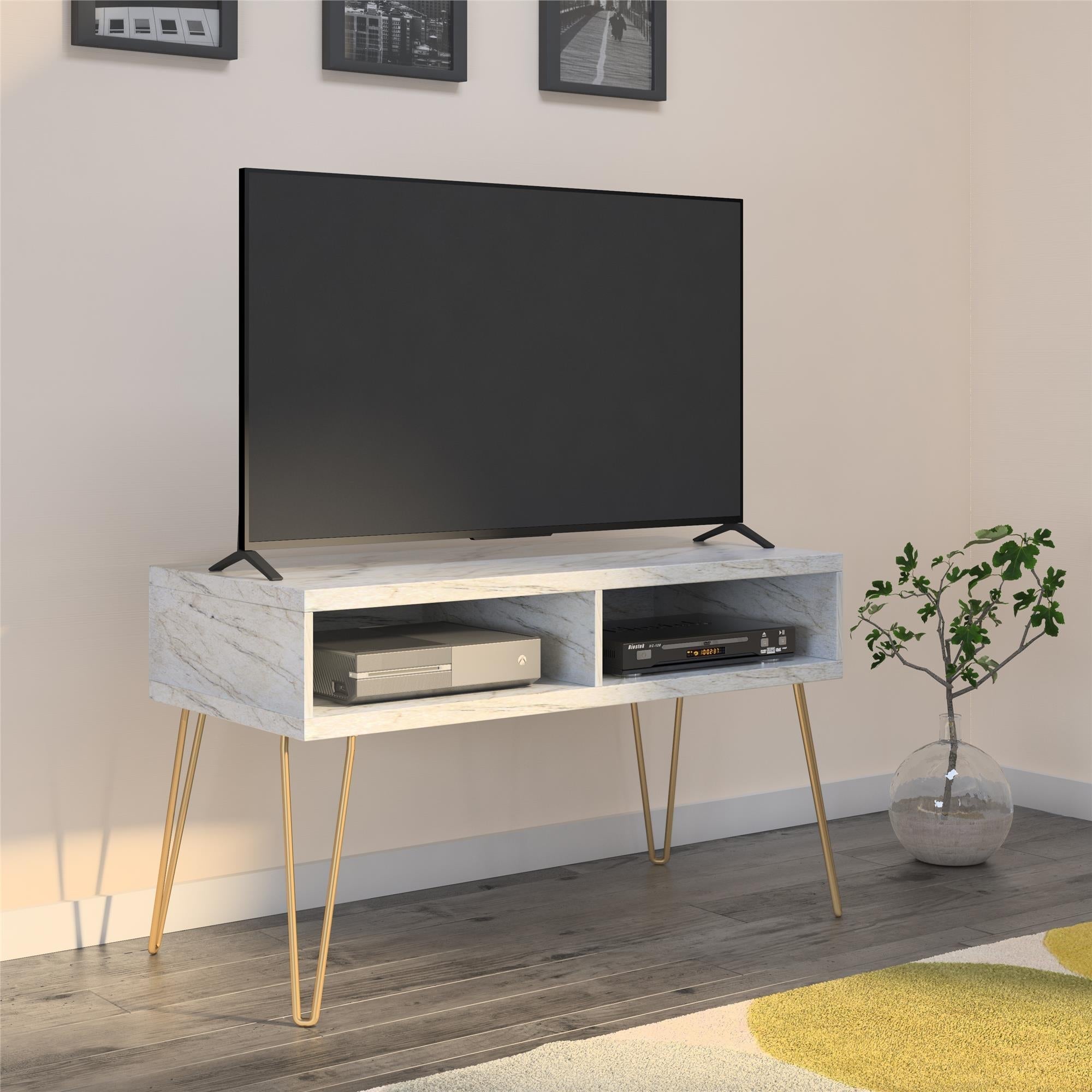 Athena TV - bänk, Vit - TV - möbler - Athena TV Unit, White - MASTERSTORE - 8595677159295 - Tv - møbler - 1748891COM - 8595677159295 - 