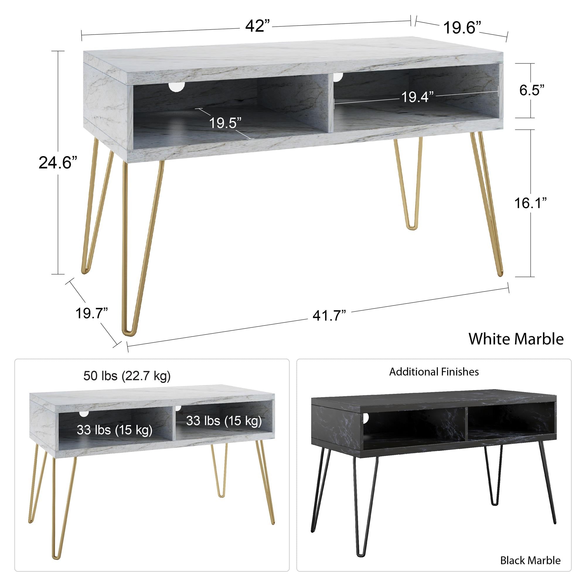 Athena TV - bänk, Svart - TV - möbler - Athena TV Unit, Black - MASTERSTORE - 8595677159301 - Tv - møbler - 1748899COM - 8595677159301 - 