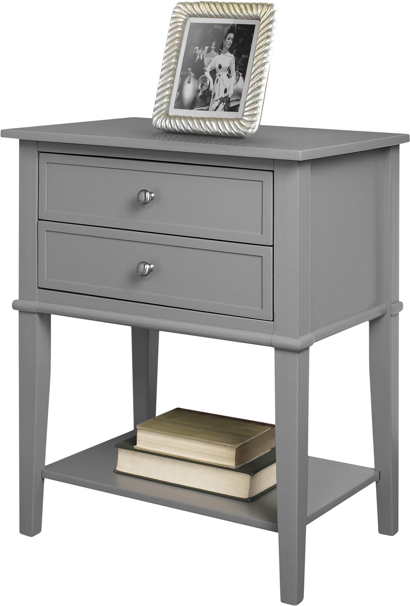 Franklin sidobord, Grå - Sidobord - Franklin Side Table, Grey - MASTERSTORE - 8595677159394 - Sideborde - 5062196PCOM - 8595677159394 - 