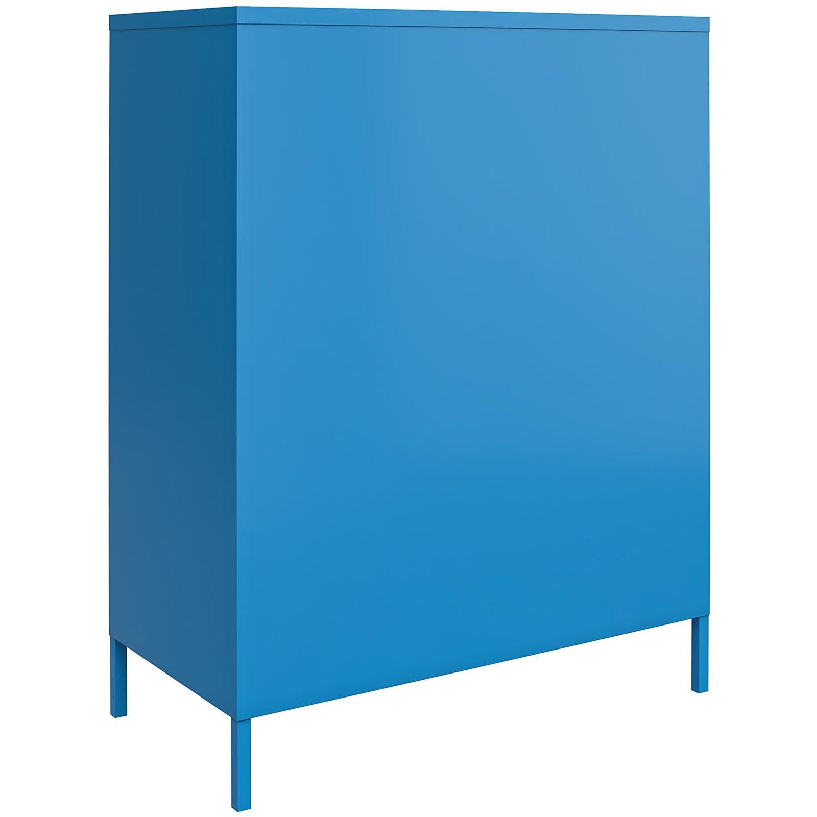 Skåp - 80x40x102 - i metall med 2 dörrar - blå - Cache2+ - Skåp - Cache2+ Blue Metal Storage Cabinet - Durable & Stylish - MASTERSTORE - 8595677159646 - Storage Cabinets - 3384810COM - 8595677159646 - 