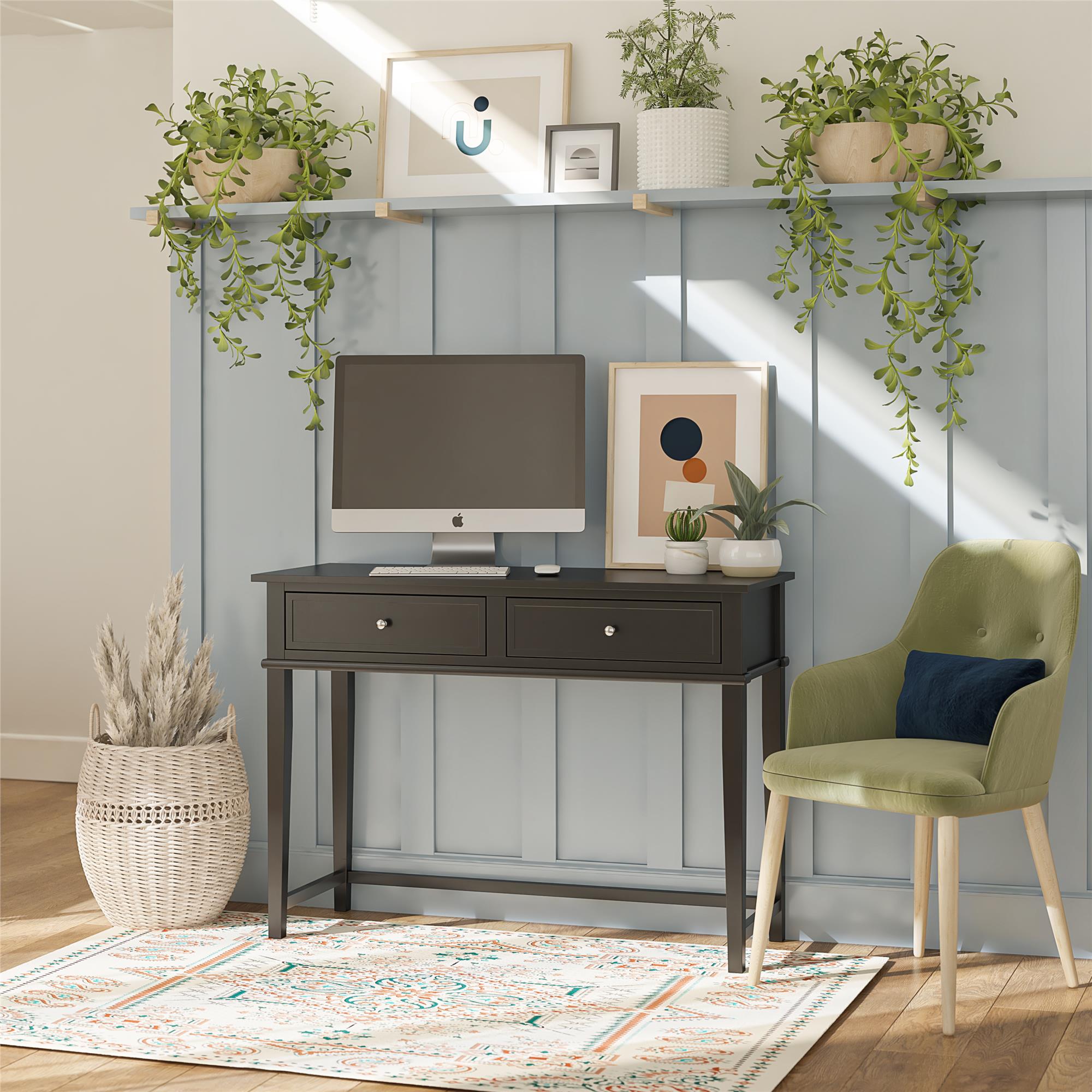 Franklin skrivbord, svart