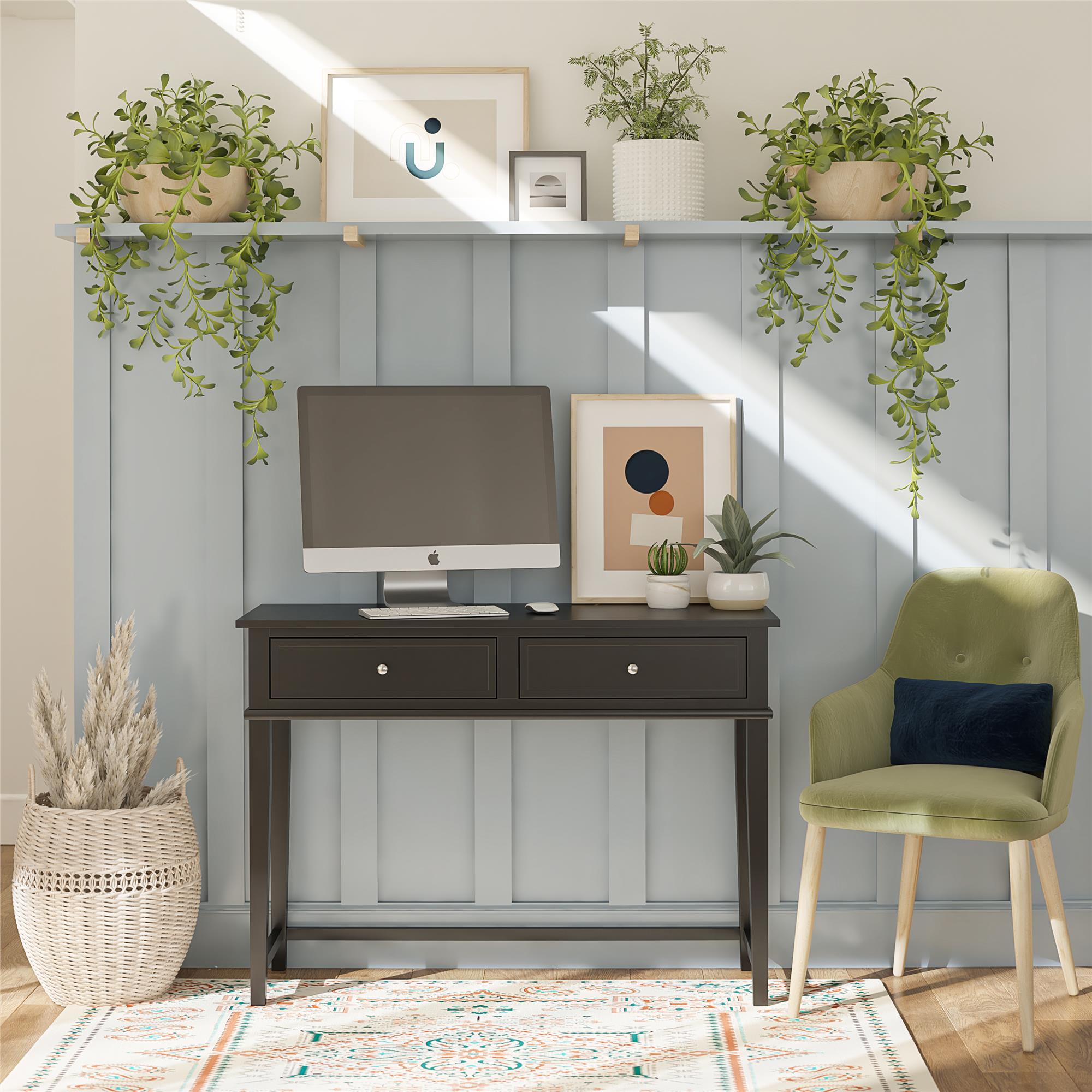 Franklin skrivbord, svart