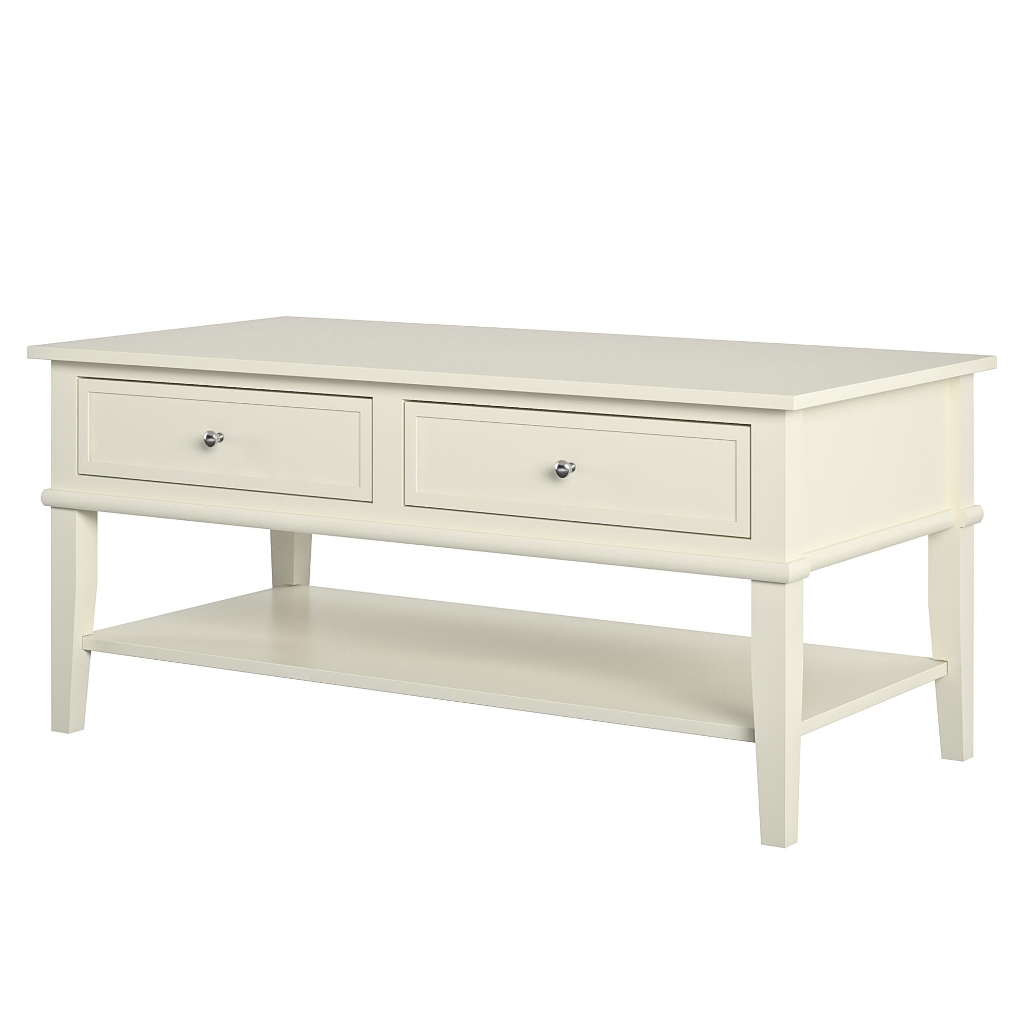 Franklin soffbord, Vit - Soffbord - Franklin Coffee Table, White - MASTERSTORE - 8595677159929 - Sofaborde - 7917013COM - 8595677159929 - 