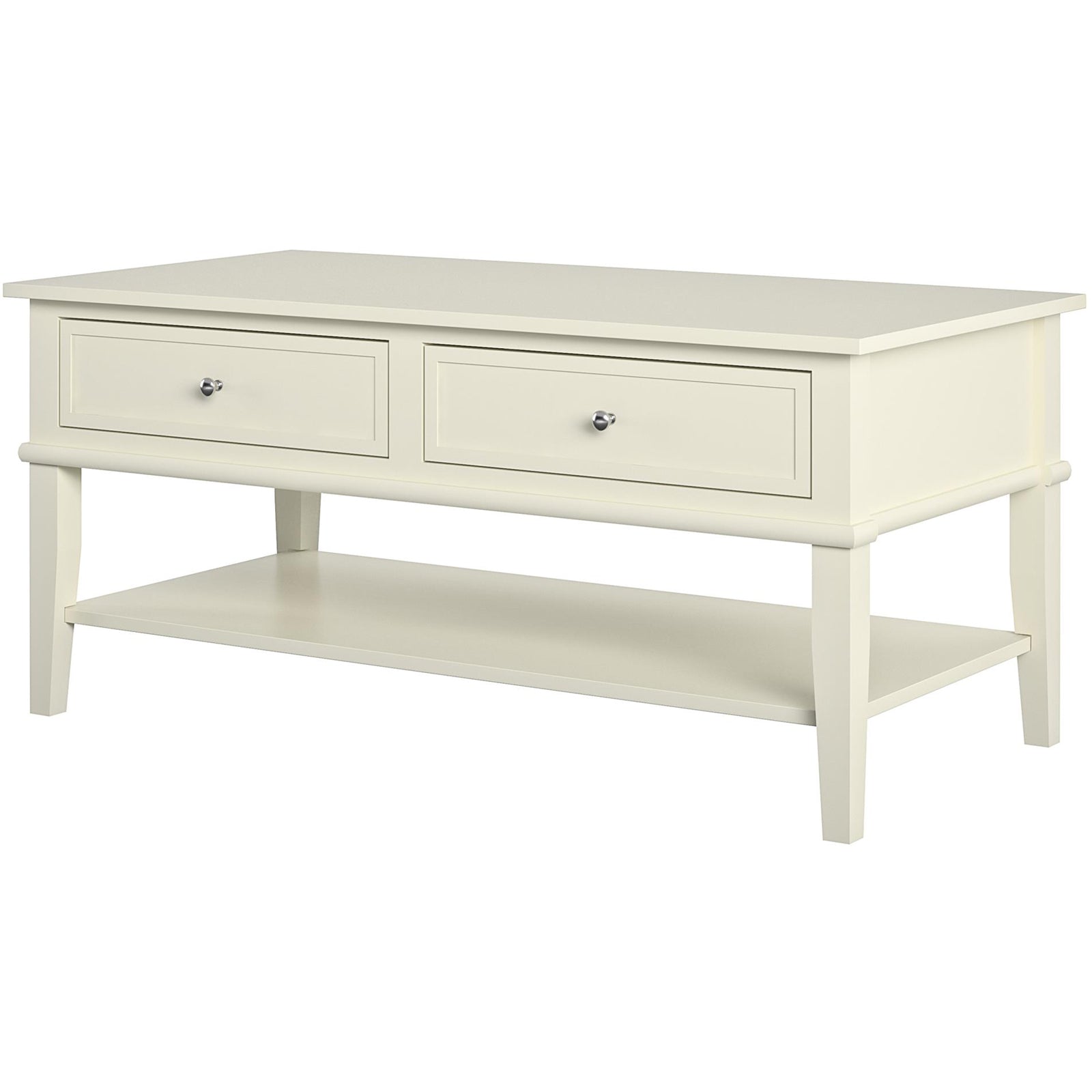 Franklin soffbord, vitt