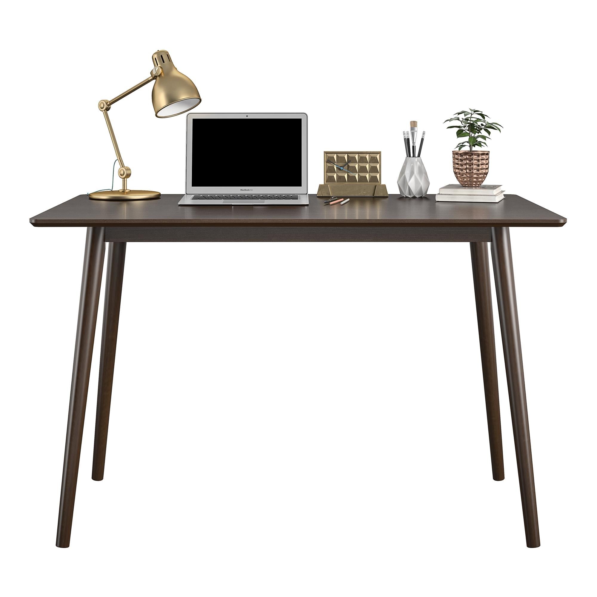 Skrivbord - 120x60x76 cm - enkel modern design - valnöt - Brittany - Datorbord - Skrivbord - 120x60x76 cm - enkel modern design - valnöt - Brittany - 