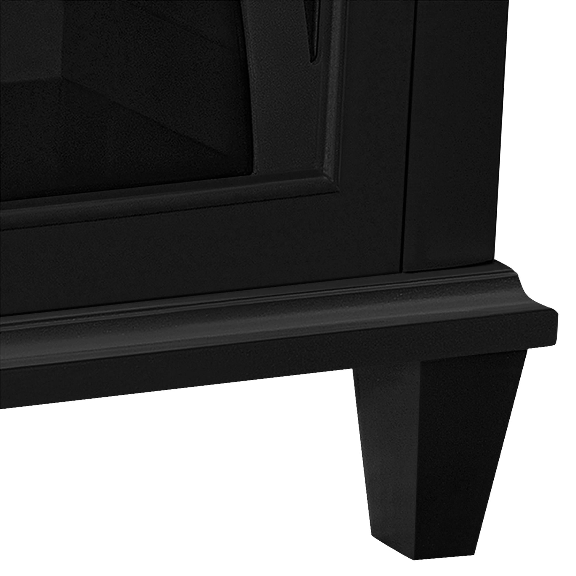 Ellington Vitrinskåp, Svart - Vitrinskåp - Ellington Display Cabinet, Black - MASTERSTORE - 8595677159998 - Vitrineskabe - 5042196COM - 8595677159998 - 