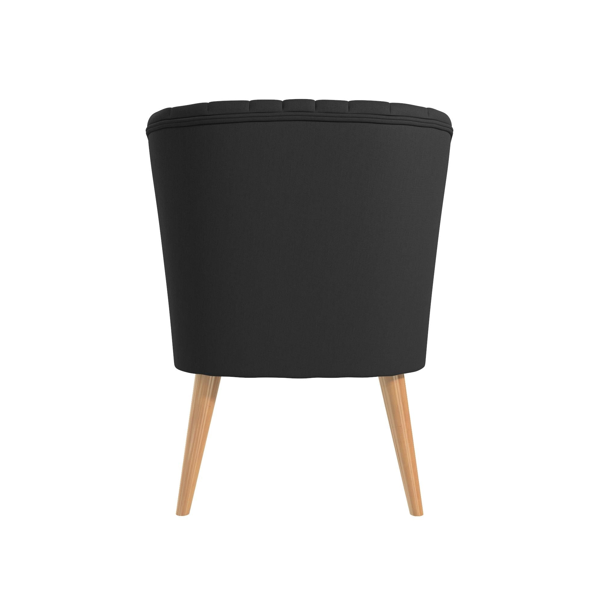 Loungestol - 75x65x85 cm - med linneklädsel - mörkgrå - Brittany - Fåtöljer - Loungestol - 75x65x85 cm - med linneklädsel - mörkgrå - Brittany - 