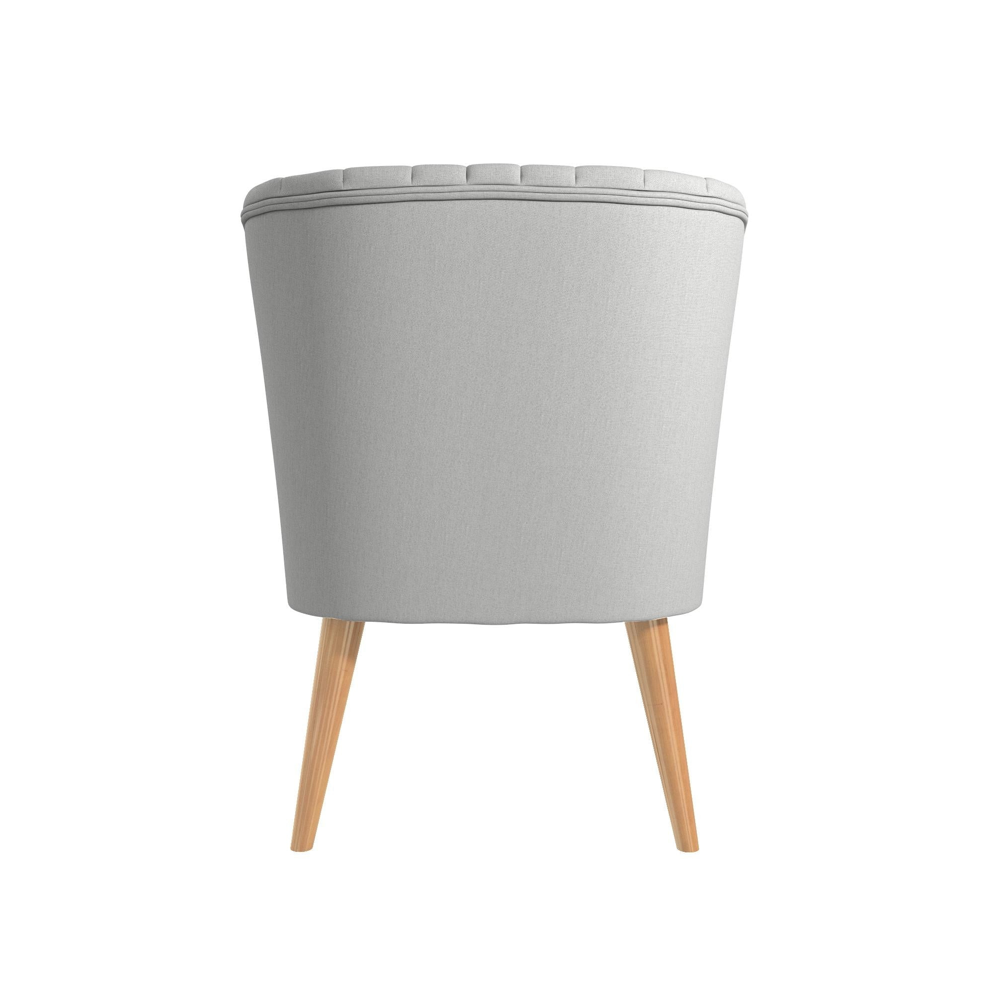 Loungestol - 75x65x85 cm - med linneklädsel - ljusgrå - Brittany - Fåtöljer - Loungestol - 75x65x85 cm - med linneklädsel - ljusgrå - Brittany - 