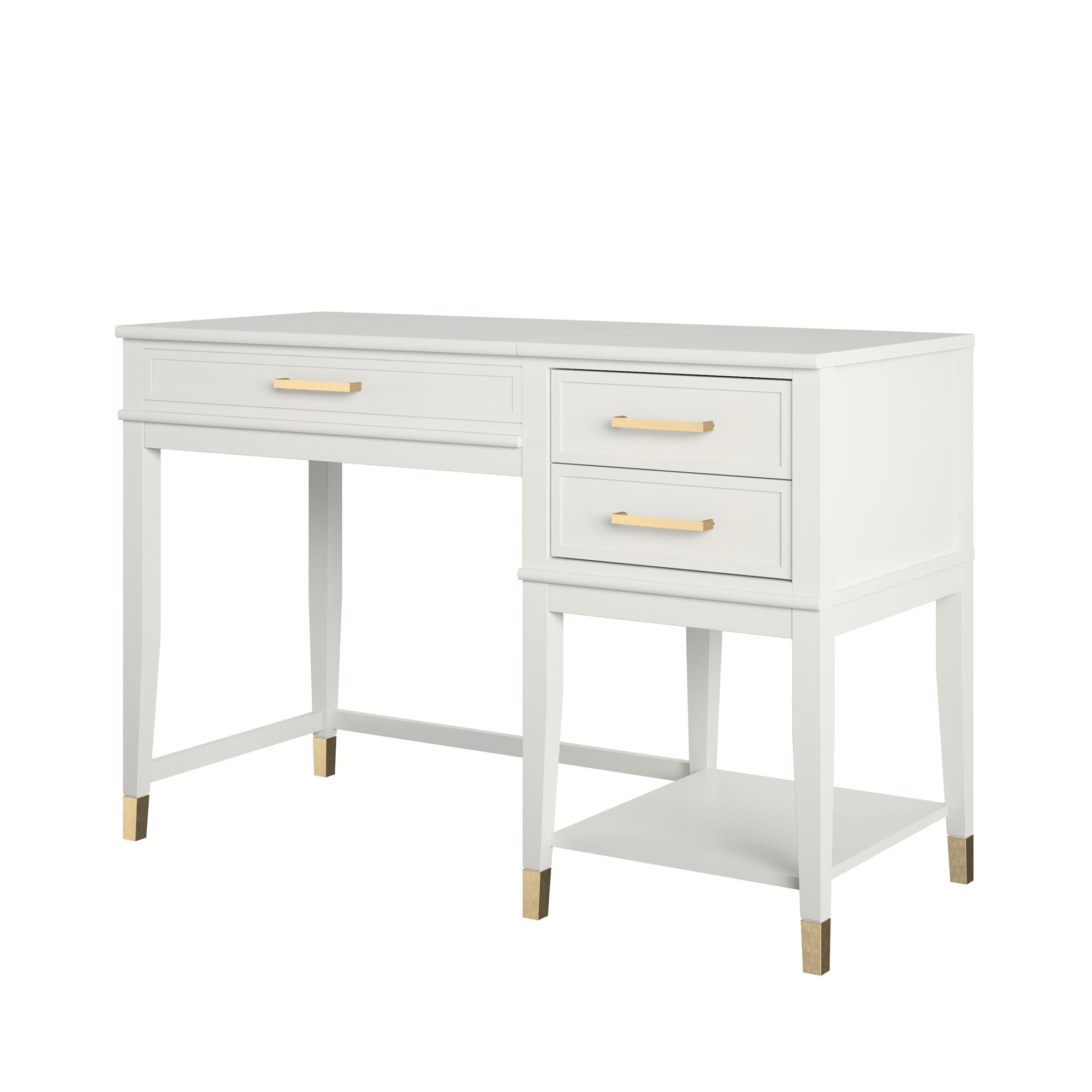 Westerleigh skrivbord, vitt