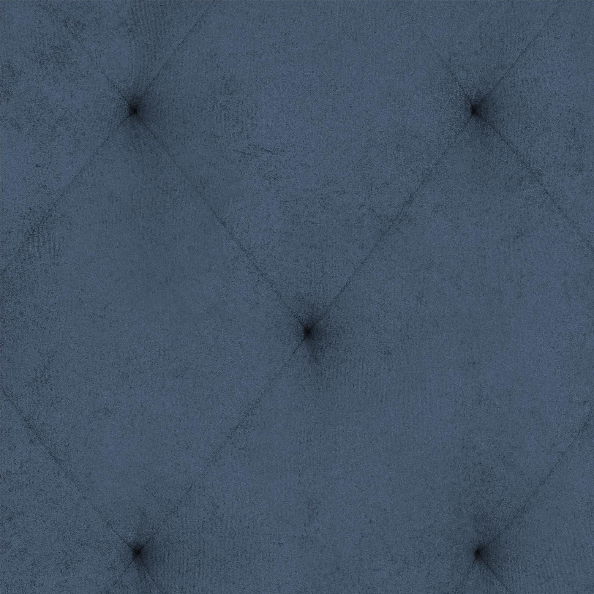 Vintage 3-sits bäddsoffa, blå