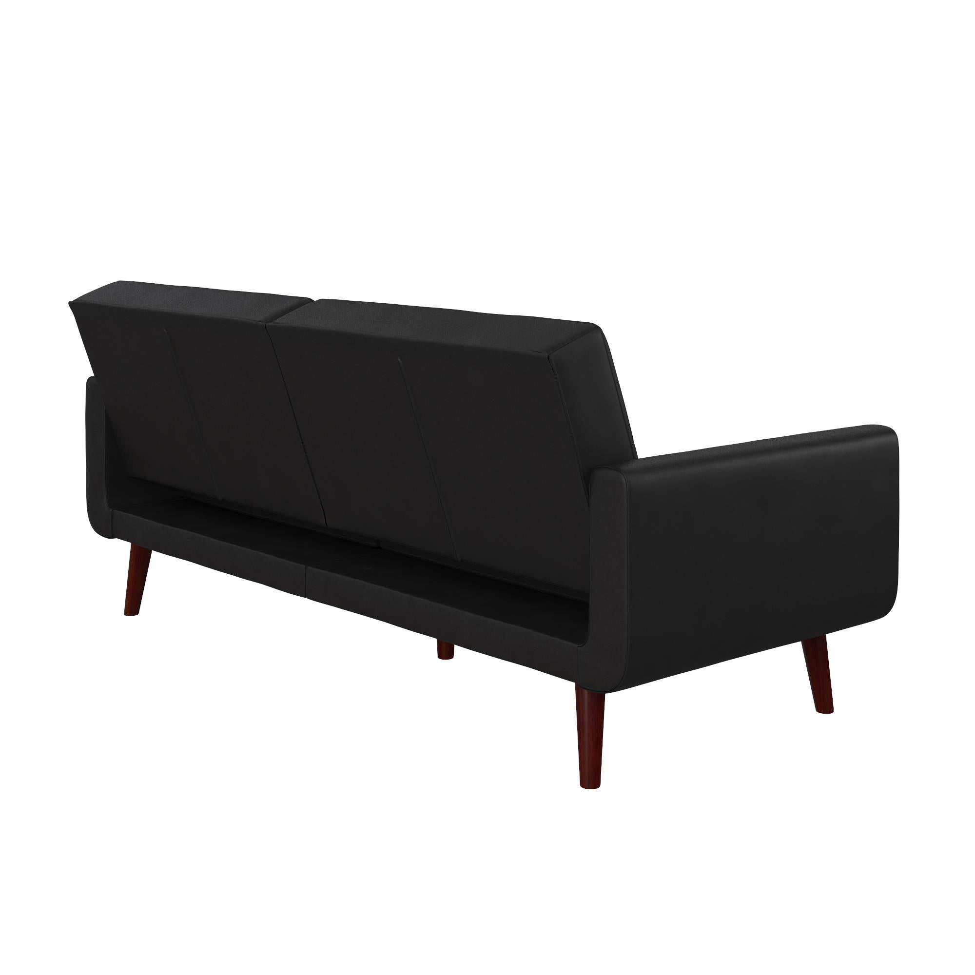 Nola 3-sits bäddsoffa, svart