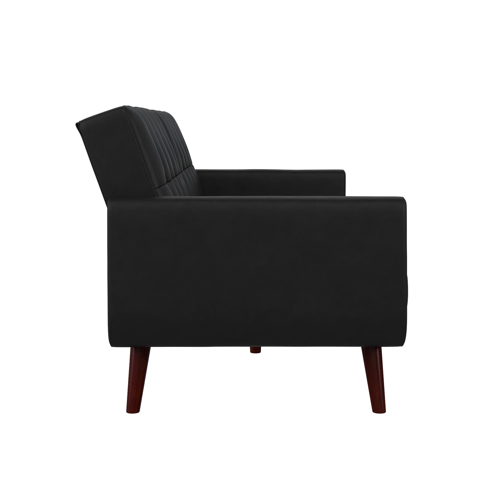 Nola 3-sits bäddsoffa, svart