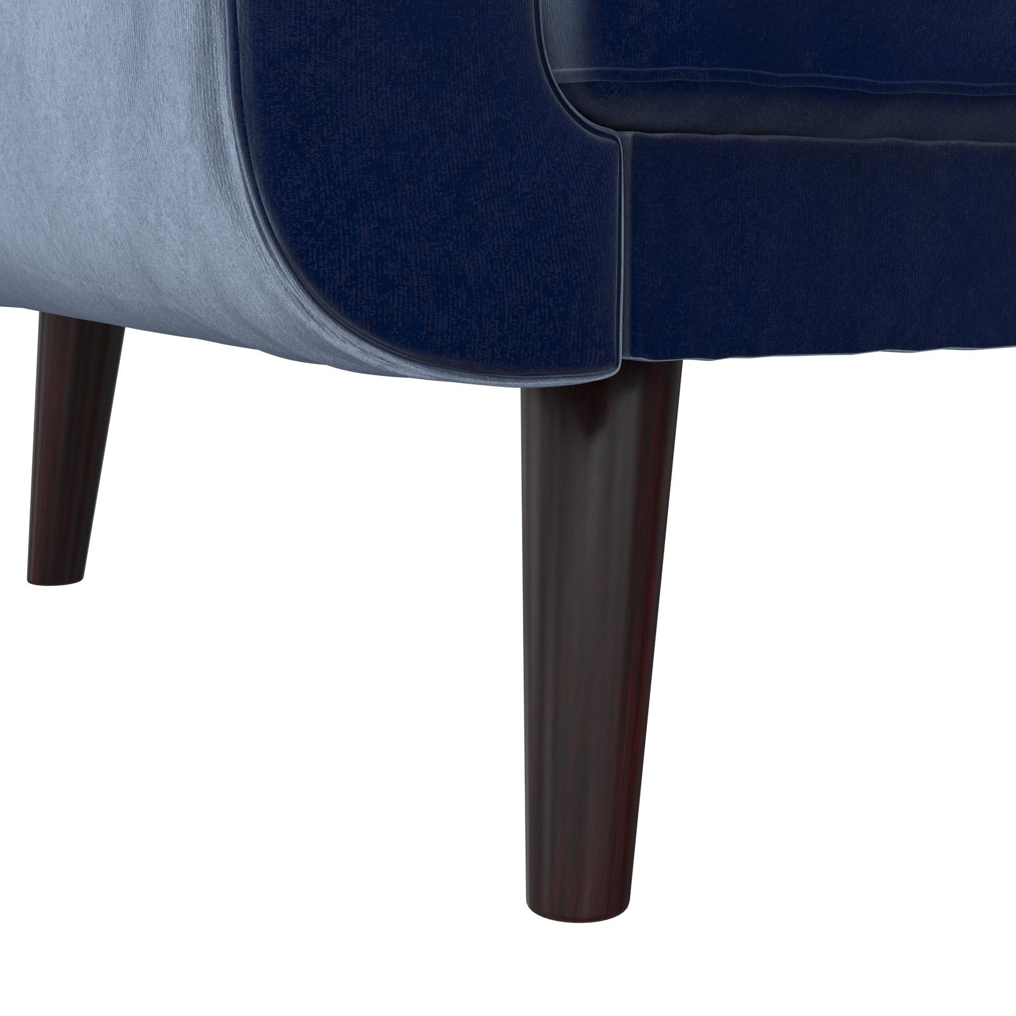 Nola 3-sits bäddsoffa, blå