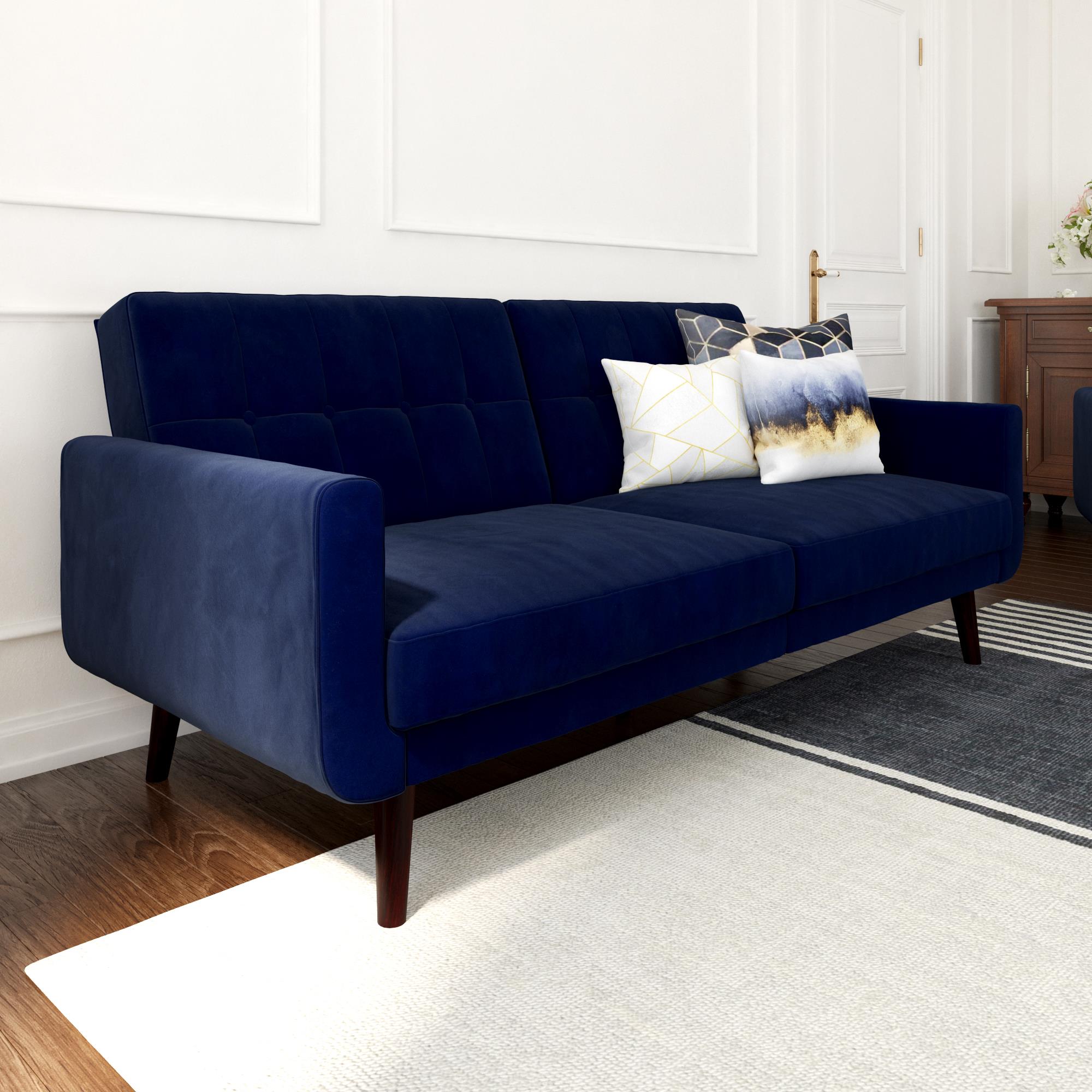 Nola 3 - sits bäddsoffa, Blå - Bäddsoffor - Nola 3 Seater Sofa Bed, Blue - MASTERSTORE - 8595677162417 - Sofa beds - 2186659WE - 8595677162417 - 