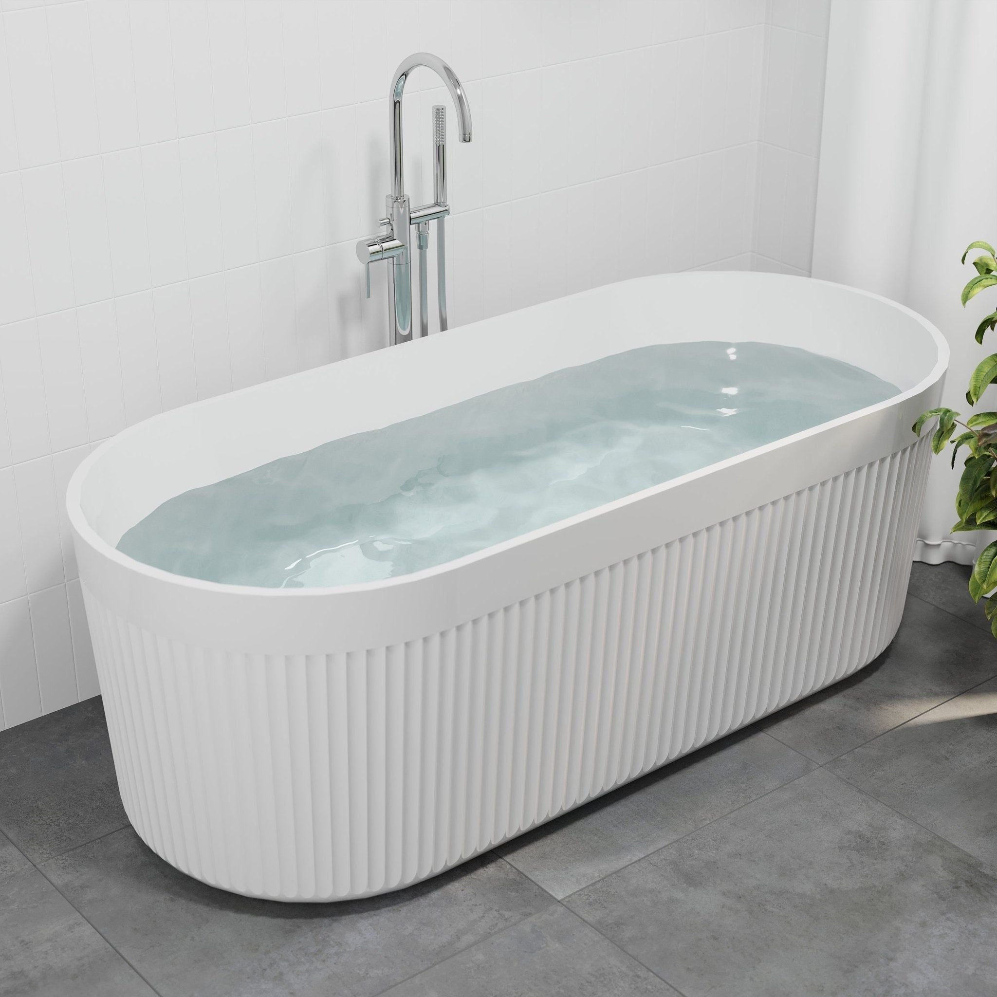 Fristående akrylbadkar - 170x75x60 cm - blankt vitt - Lotus - Fritstående badkar - Freestanding acrylic bathtub - 170x75x60 cm - glossy white - Lotus - MASTERSTORE - 8595677175431 - Freestanding Bathtubs - 11 - 170 - 72 - 11 - 00 - 8595677175431 - 