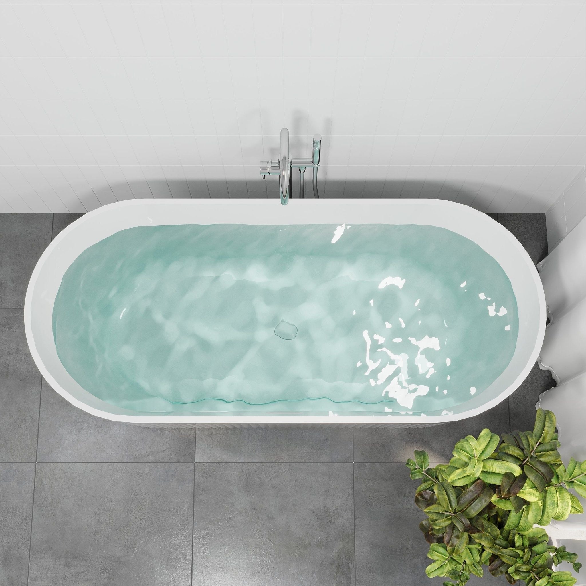 Fristående akrylbadkar - 170x75x60 cm - blankt vitt - Lotus - Fritstående badkar - Freestanding acrylic bathtub - 170x75x60 cm - glossy white - Lotus - MASTERSTORE - 8595677175431 - Freestanding Bathtubs - 11 - 170 - 72 - 11 - 00 - 8595677175431 - 